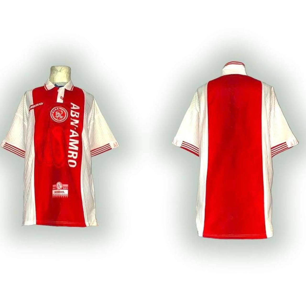 Umbro Ajax Amsterdam Netherlands 1997 1998 Home Shirt Jersey Size US XL / EU 56 / 4 - 2 Thumbnail