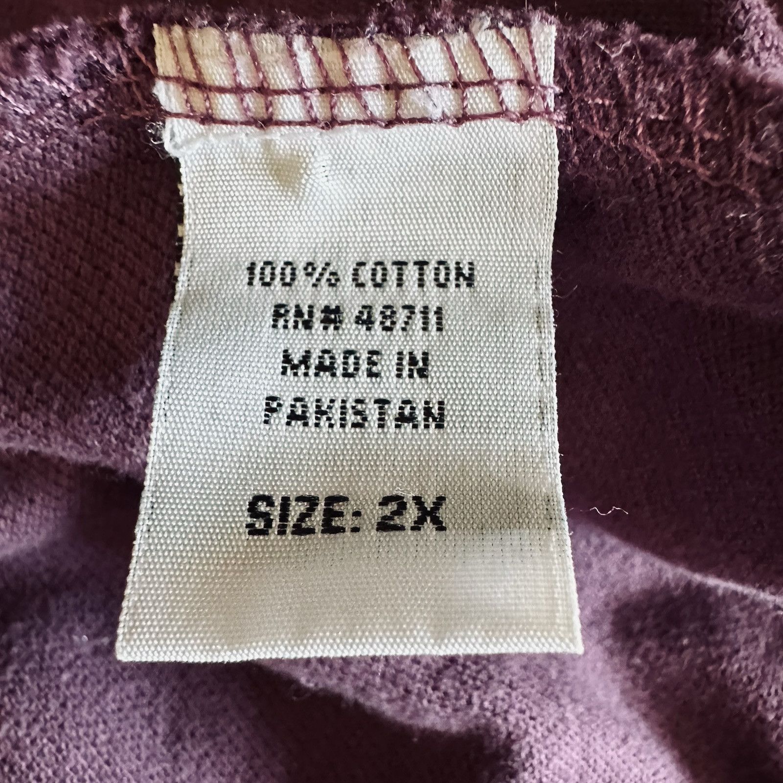Other Falls Creek 2XL Polo Maroon 100% Cotton Short Sleeve Golf Size US XXL / EU 58 / 5 - 7 Thumbnail
