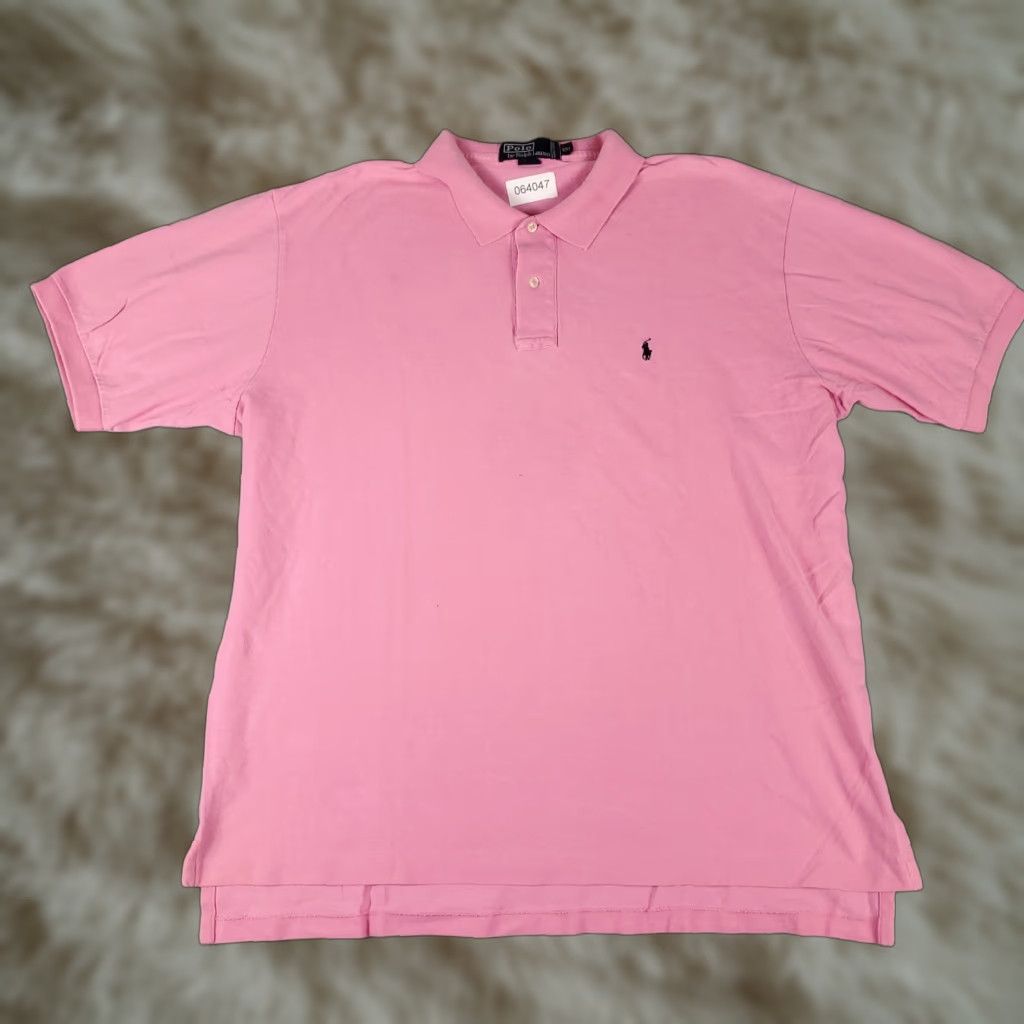 Ralph Lauren Ralph Lauren Polo Shirt Mens 2XL Pink Pony Casual Short Sleeve Size US XXL / EU 58 / 5 - 1 Thumbnail