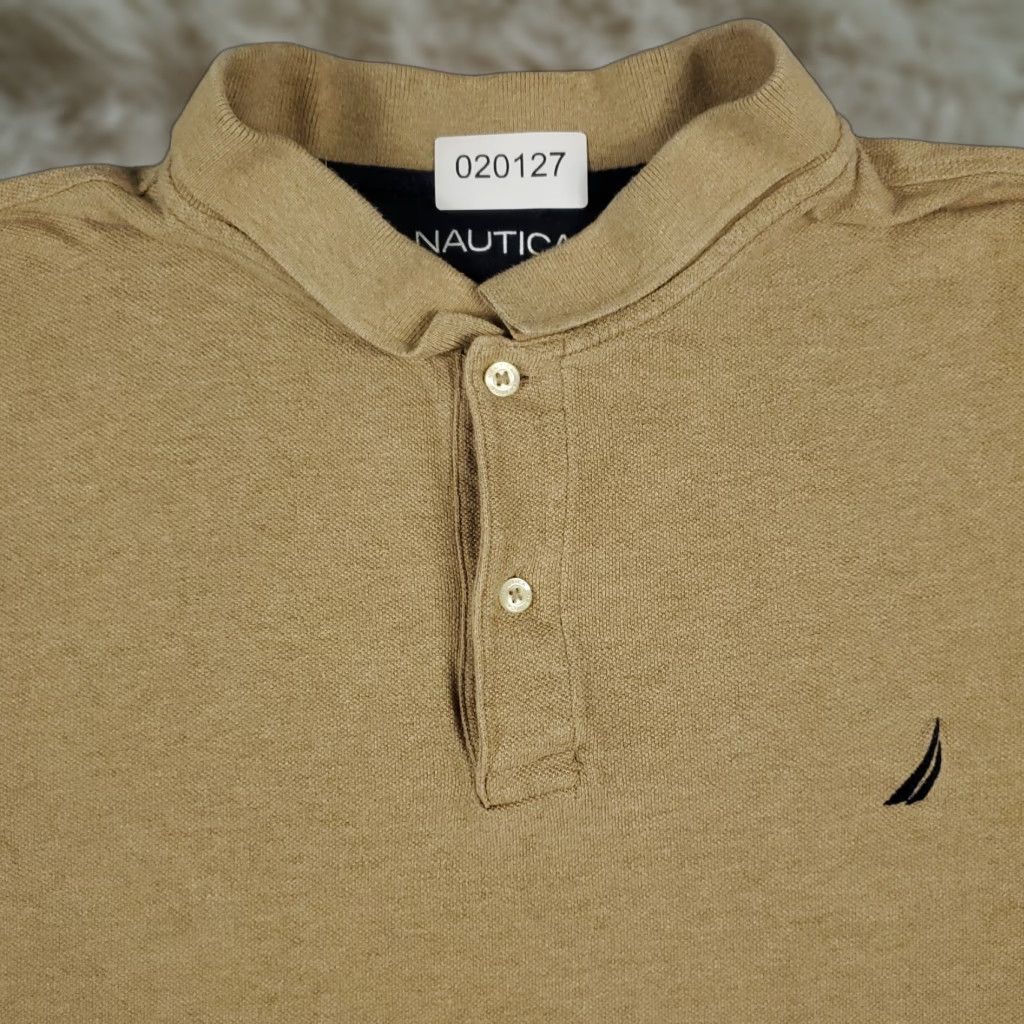 Nautica Nautica Polo Shirt Mens 2XL Beige Classic Fit Short Sleeve Golf Casual Polo Shirt Mens 2XL Beige Classic Fit Short Sleeve Golf Casual Size US XXL / EU 58 / 5 - 1 Thumbnail