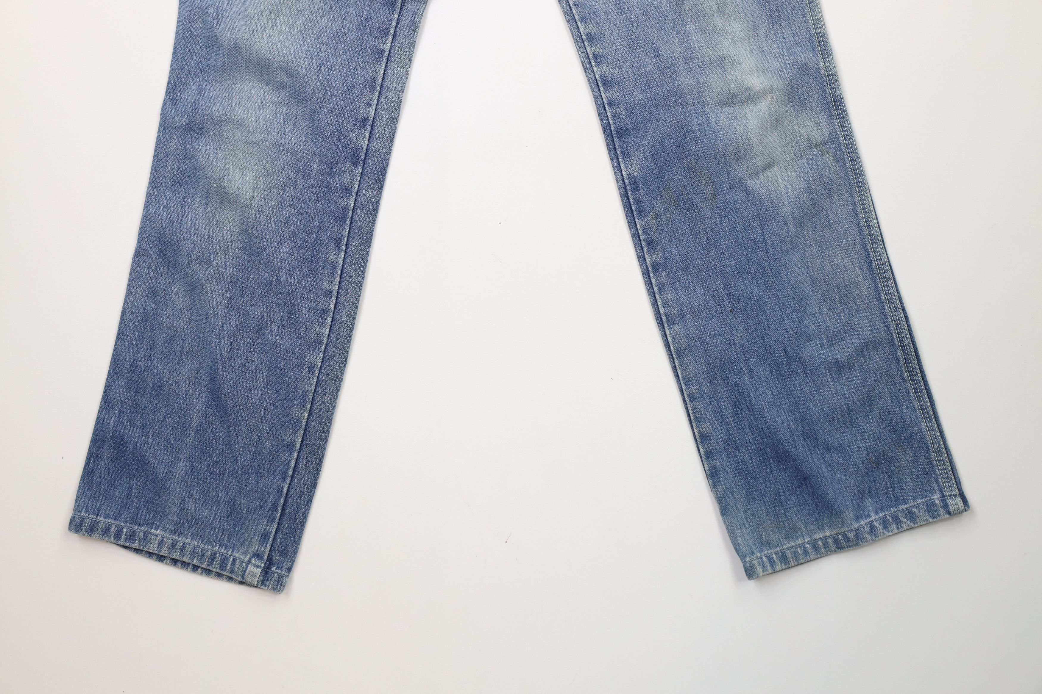 Vintage Vintage 90s Streetwear Flared Denim Jeans Blue Cotton Size 32" / US 10 / IT 46 - 4 Thumbnail