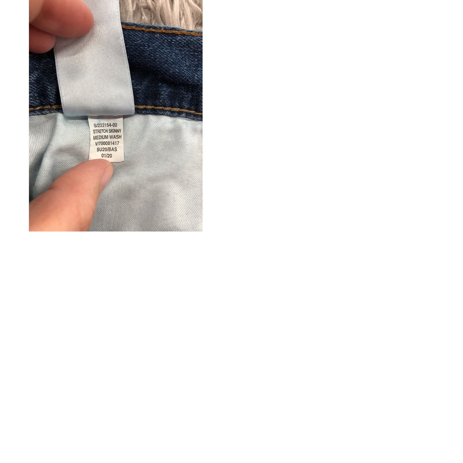 Old Navy Old Navy Skinny Jeans 31x32 Mens Mid Rise Dark Wash Blue Denim Jeans Size US 31 - 9 Thumbnail