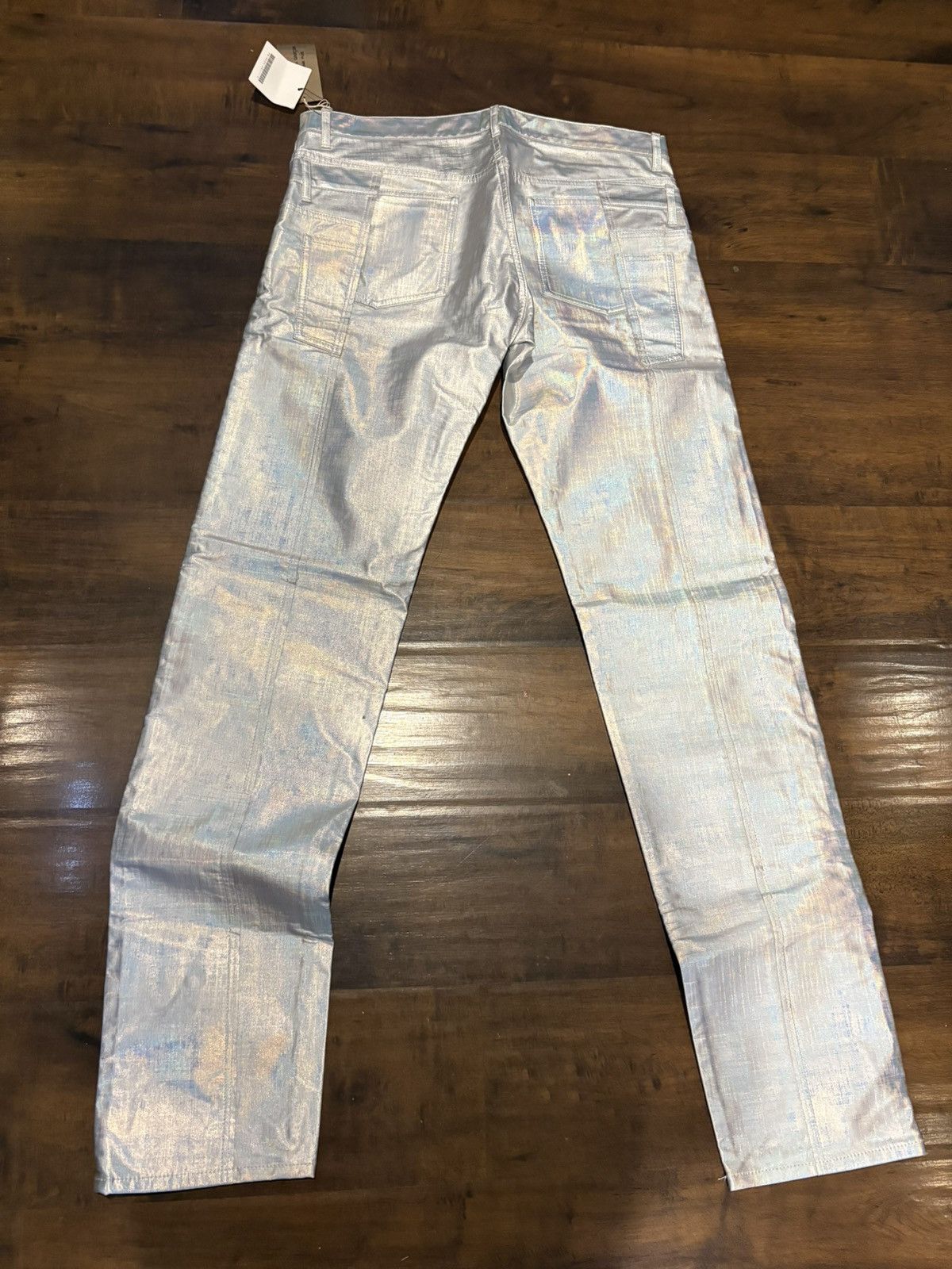 Comme des Garcons Homme Plus Comme Des Garcons Homme Plus Silver Double Waist Pants Size US 34 / EU 50 - 3 Thumbnail