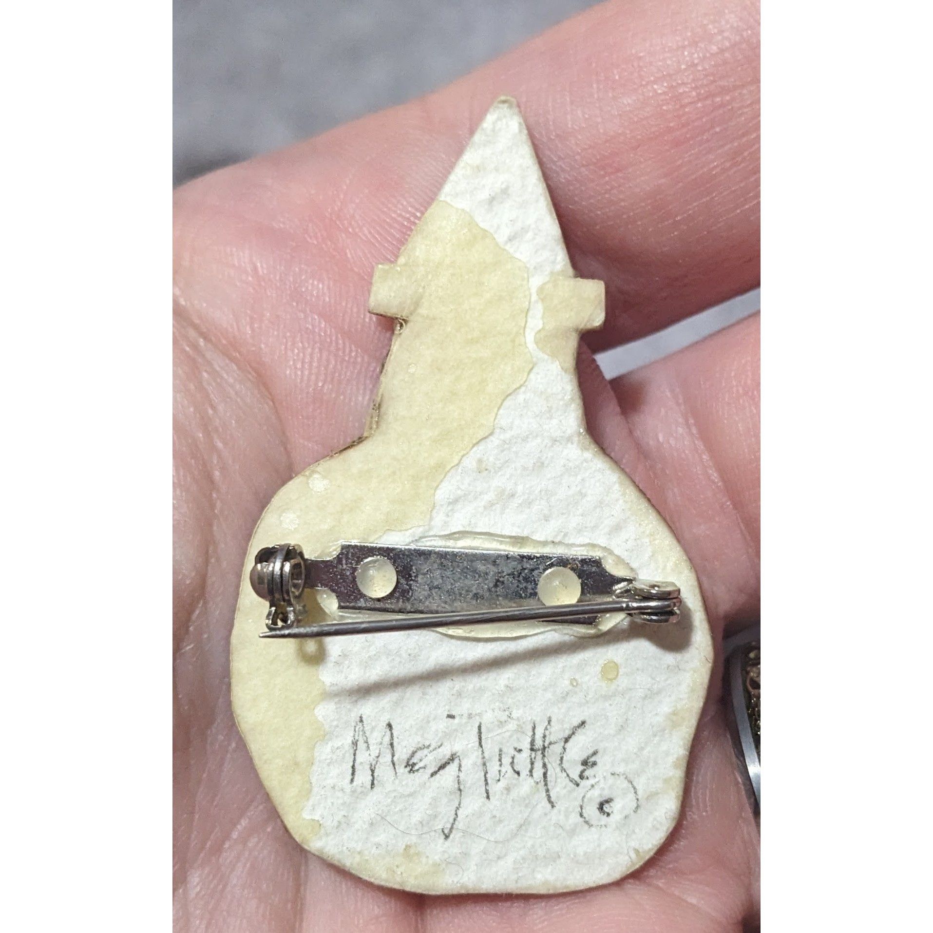 Other Vintage Signed Halloween Jack O Lantern Brooch Size ONE SIZE - 5 Thumbnail