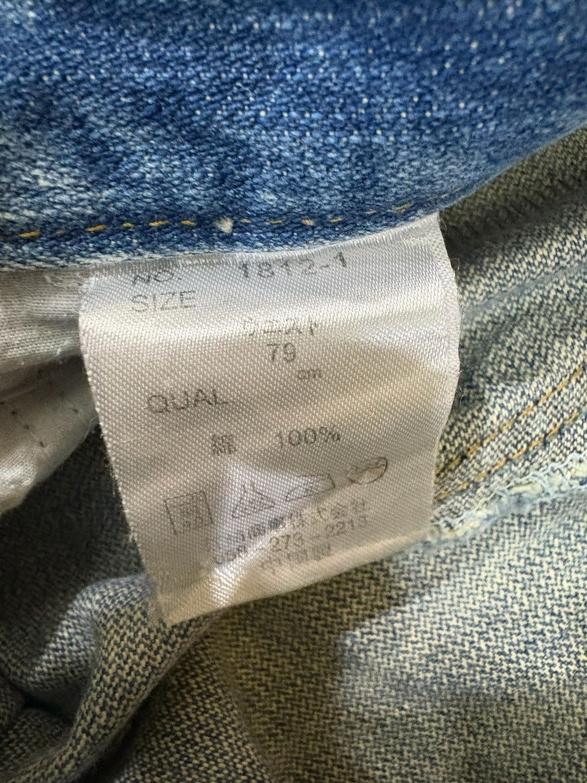 Japanese Brand Vintage Japanese Brand Patched Distressed Loose Jeans Size US 32 / EU 48 - 10 Thumbnail