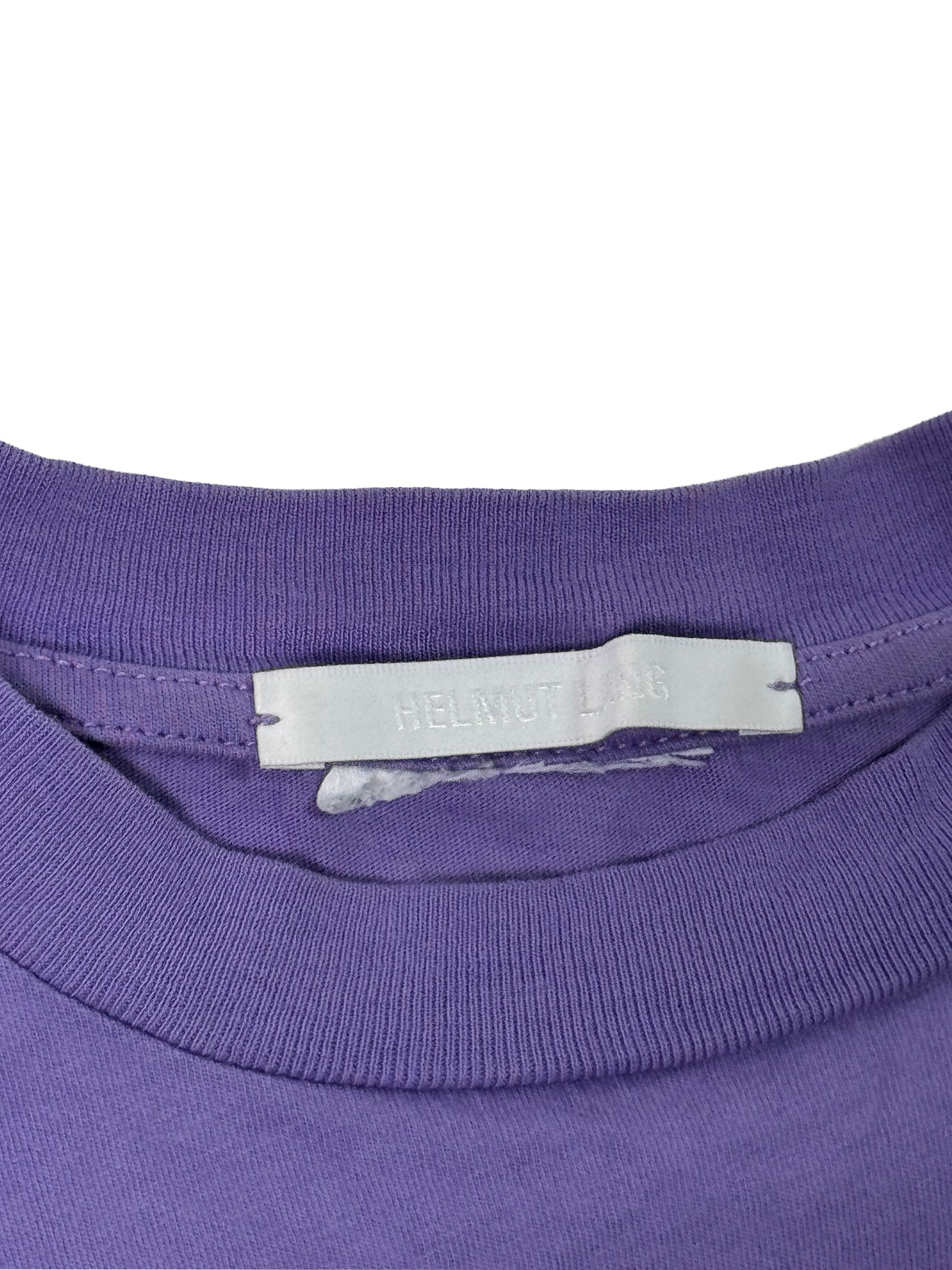 Helmut Lang Helmut Lang Land Map Graphic T-Shirt Purple Size US L / EU 52-54 / 3 - 5 Thumbnail