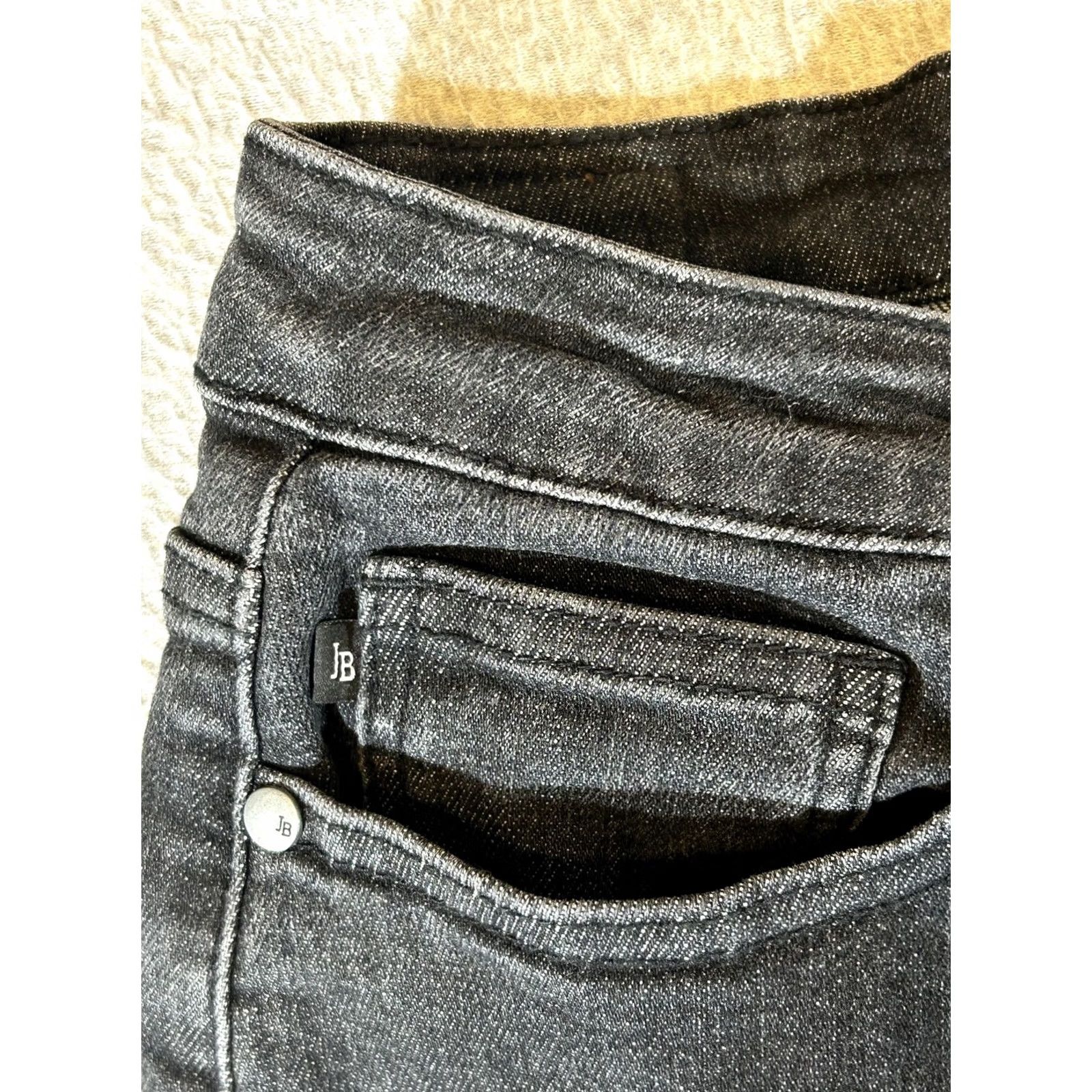 Vintage VINTAGE Judy Blue Jeans Womens 11/30 Wide-Leg High Waist Baggy Stretch Grunge Y2K Junior Size 32" / US 10 / IT 46 - 6 Thumbnail