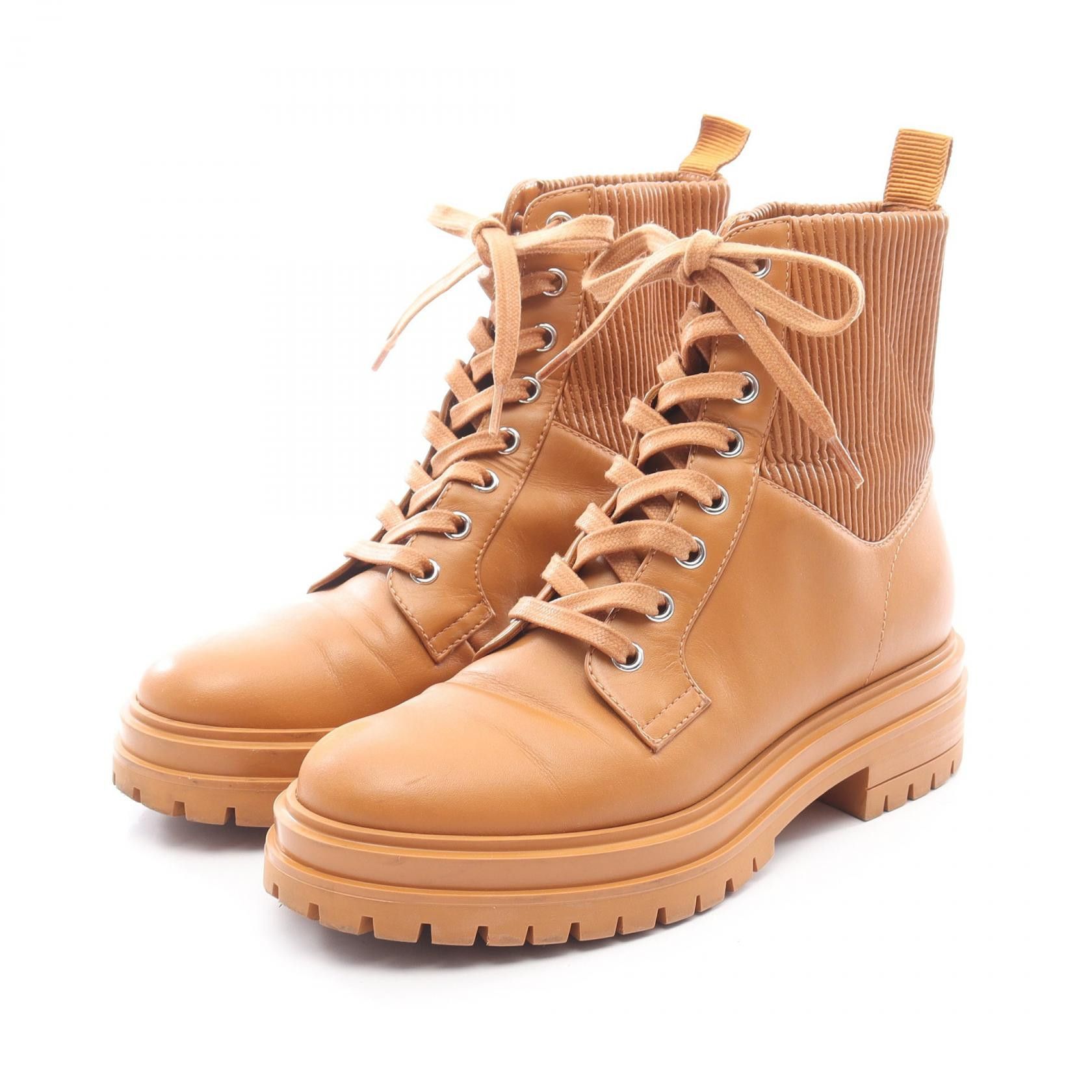 Other Other Gianvito Rossi Leather Boots Leather Shoes G73884 DUTY FREE for USA Size ONE SIZE - 1 Thumbnail