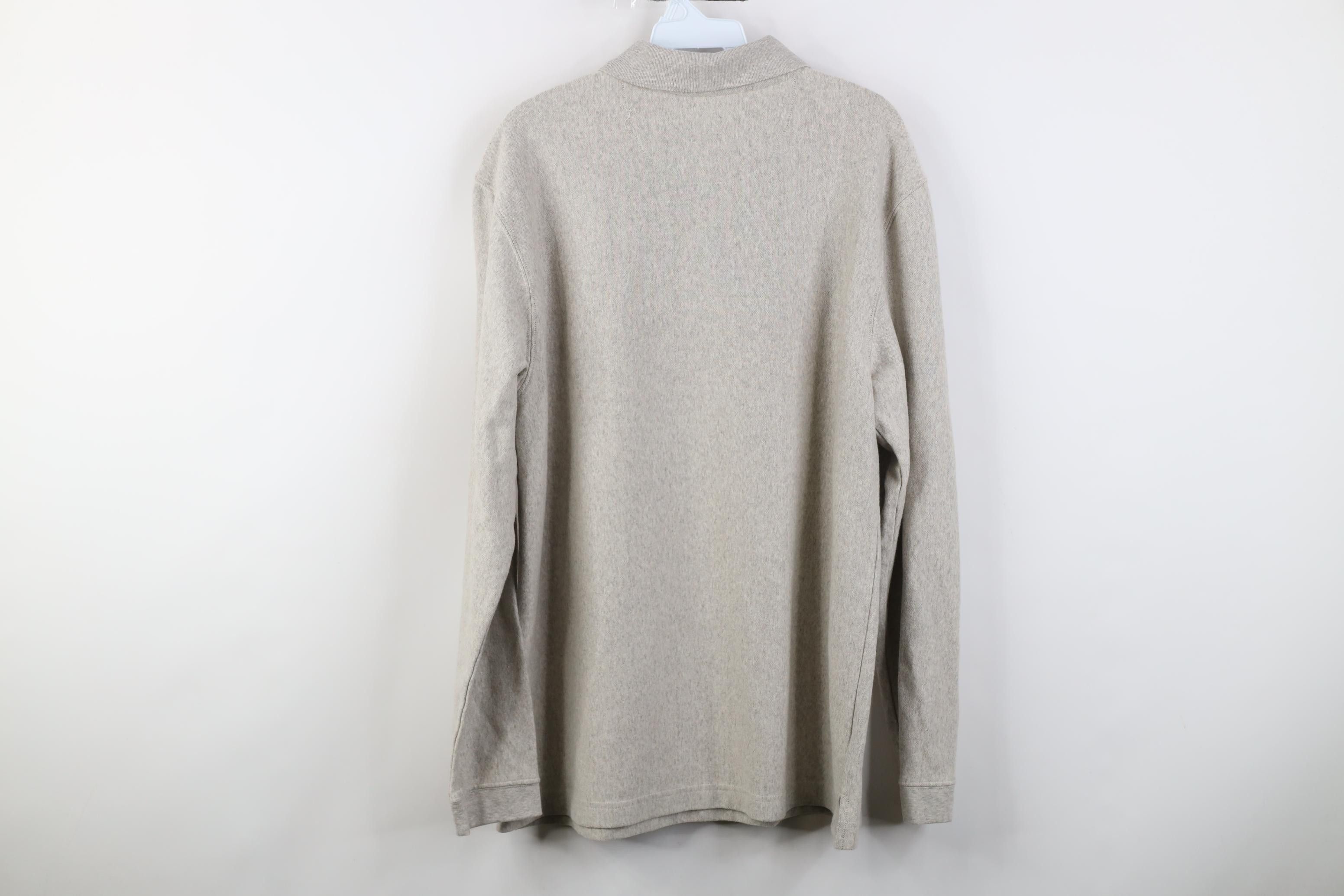 Vintage Vintage 90s Streetwear Diamond Knit Long Sleeve Polo Shirt Size US L / EU 52-54 / 3 - 9 Thumbnail