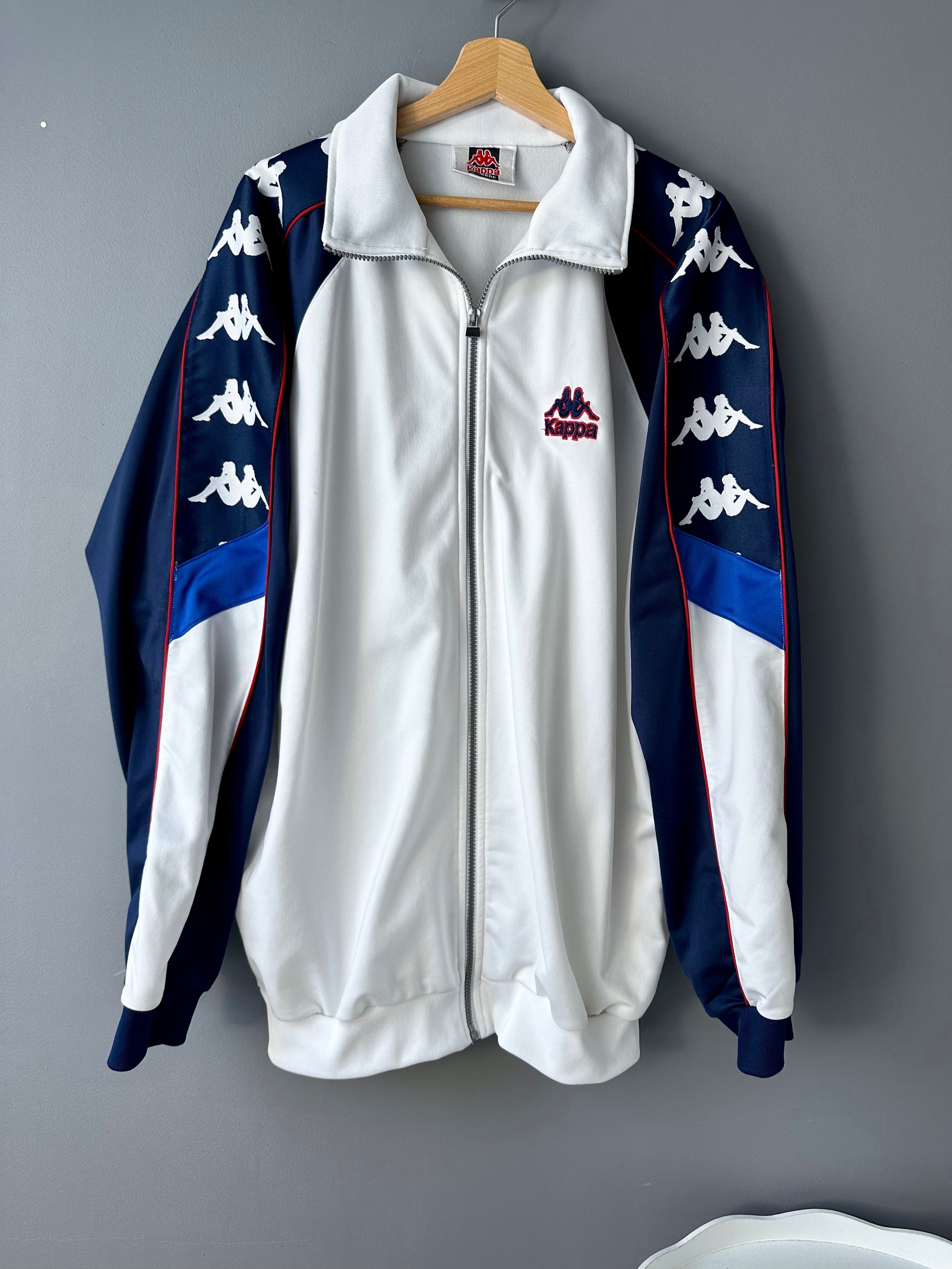 Kappa 80's 90's Kappa Athletic Top Full Zip Jacket Vintage XL XXL Size US XL / EU 56 / 4 - 1 Thumbnail