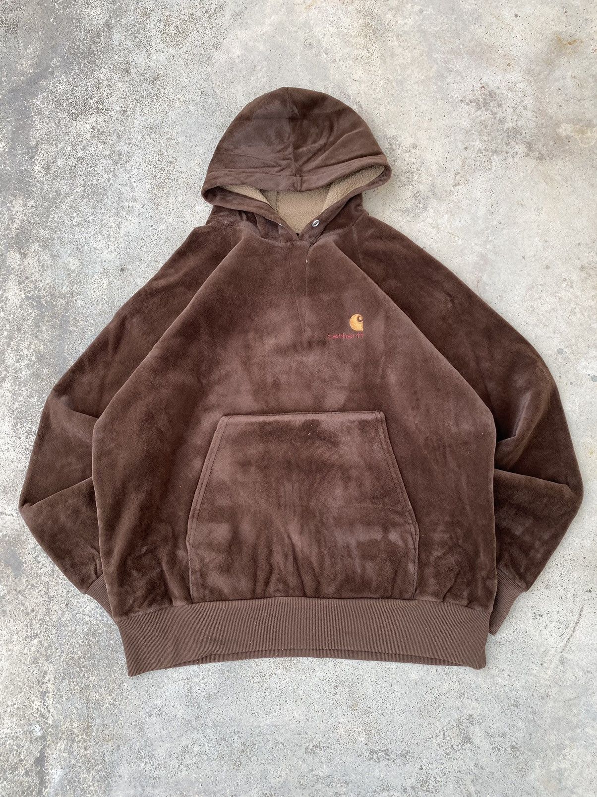 Carhartt velvet hoodie sale