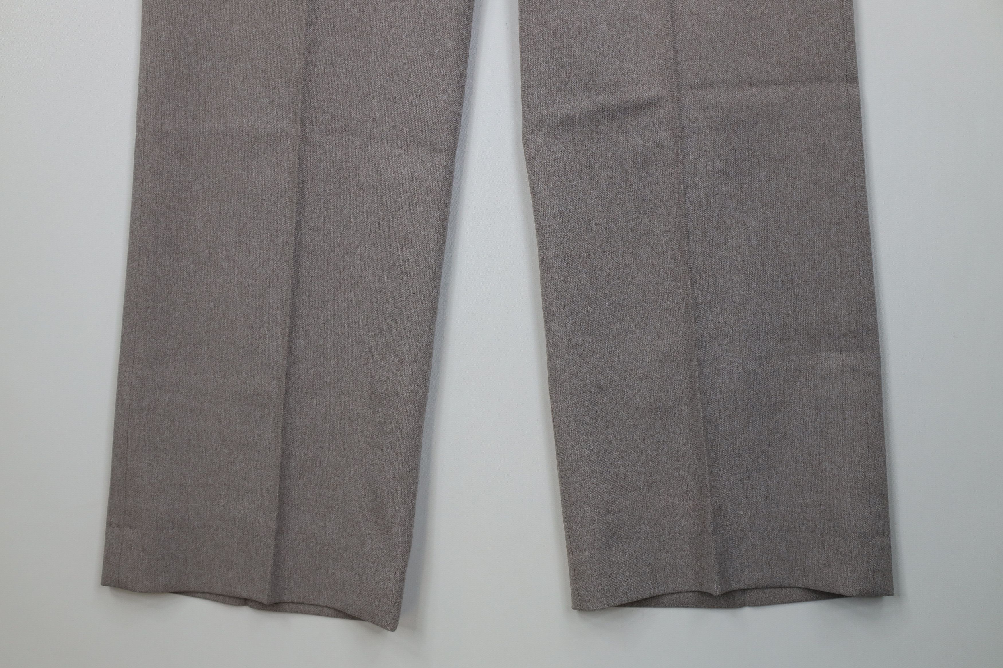 Vintage Vintage 70s Streetwear Flared Wide Leg Chino Pants Gray USA Size US 34 / EU 50 - 4 Thumbnail