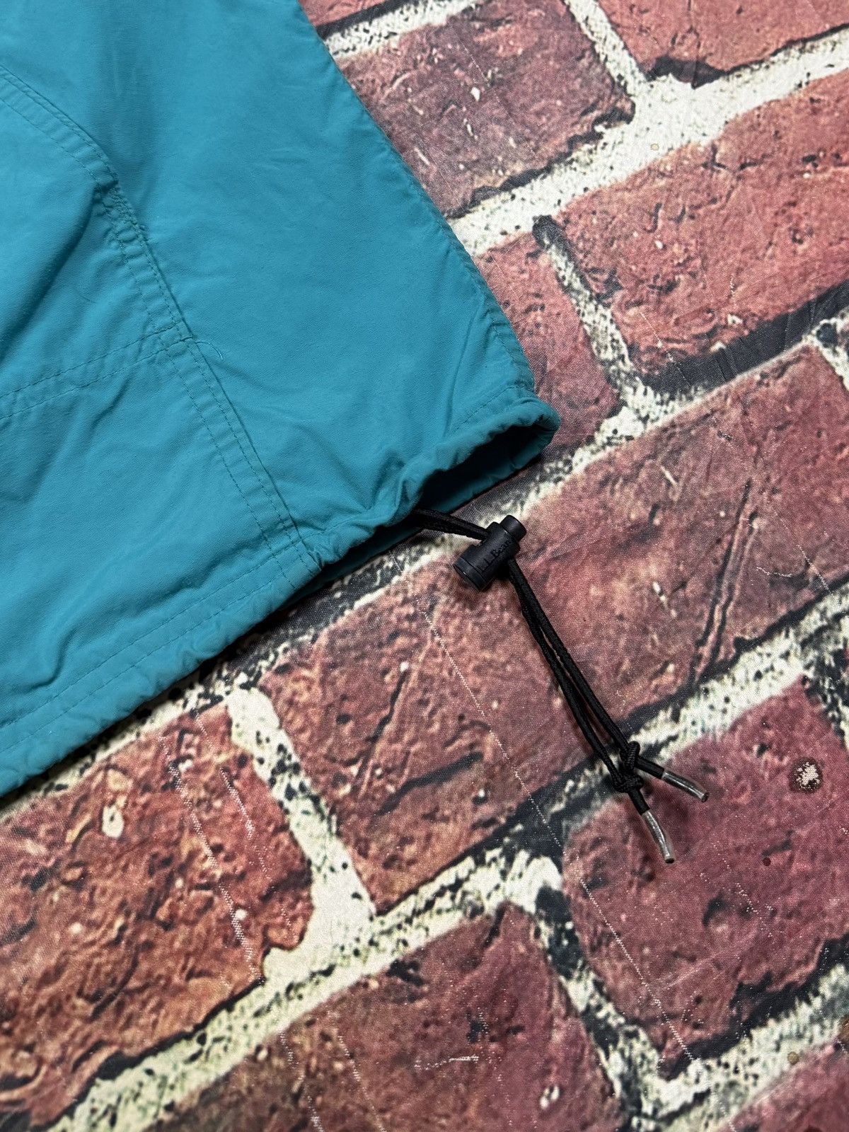 L.L. Bean Vintage 90s LL Bean Teal Nylon Anorak Windbreaker USA 2260 Size L / US 10 / IT 46 - 9 Thumbnail