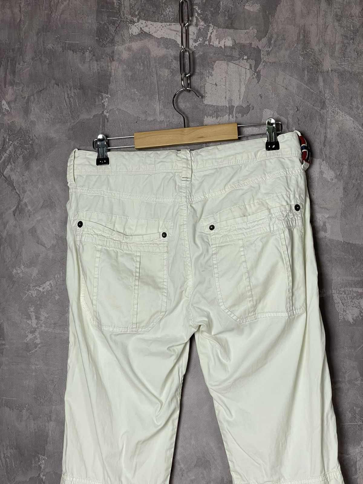 Napapijri × Vintage Napapijri Vintage 90s Winter Polar Norway Ski White Pants M Size US 32 / EU 48 - 13 Thumbnail