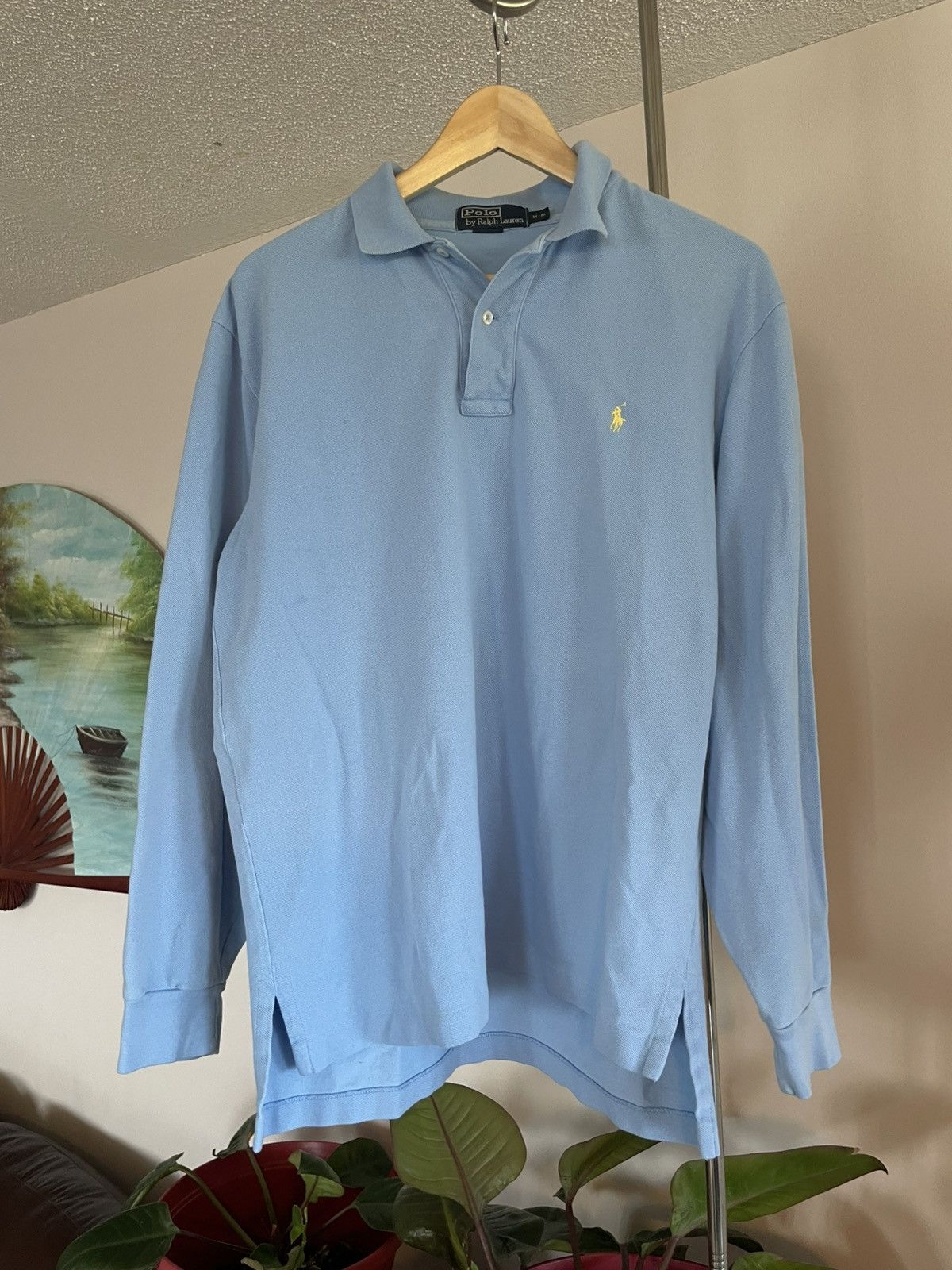 Vintage blue Ralph Lauren butterfly baby tee