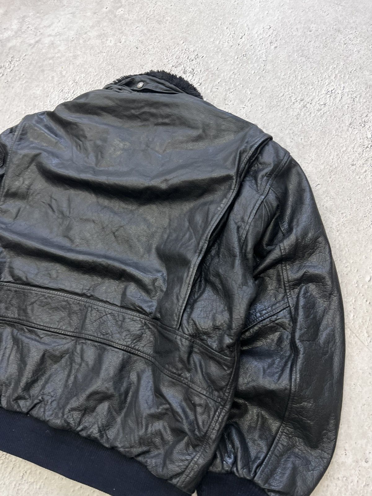 Vintage Leather Jacket Y2K Streetwear Fashion Vintage Opium Emo Punk Size US XL / EU 56 / 4 - 13 Thumbnail