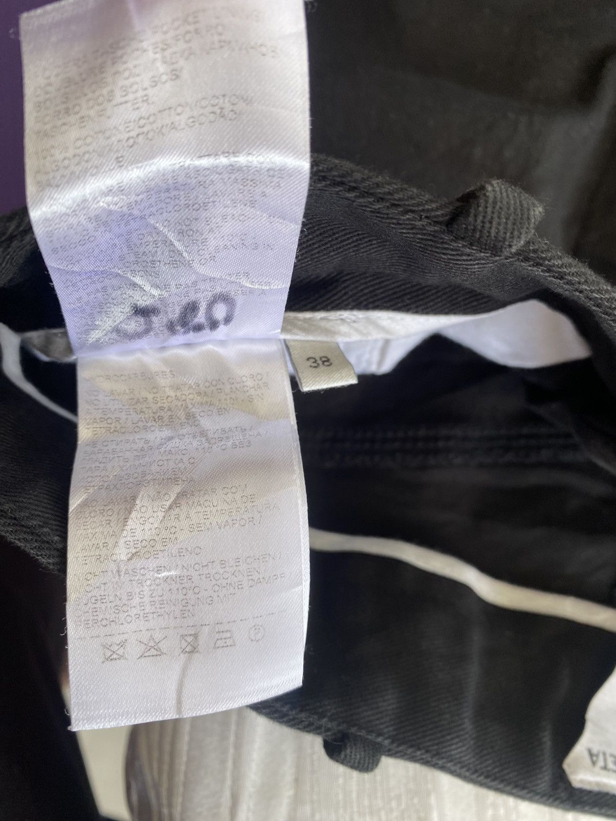 Bottega Veneta Bottega Veneta Black Pant Size US 29 - 6 Thumbnail