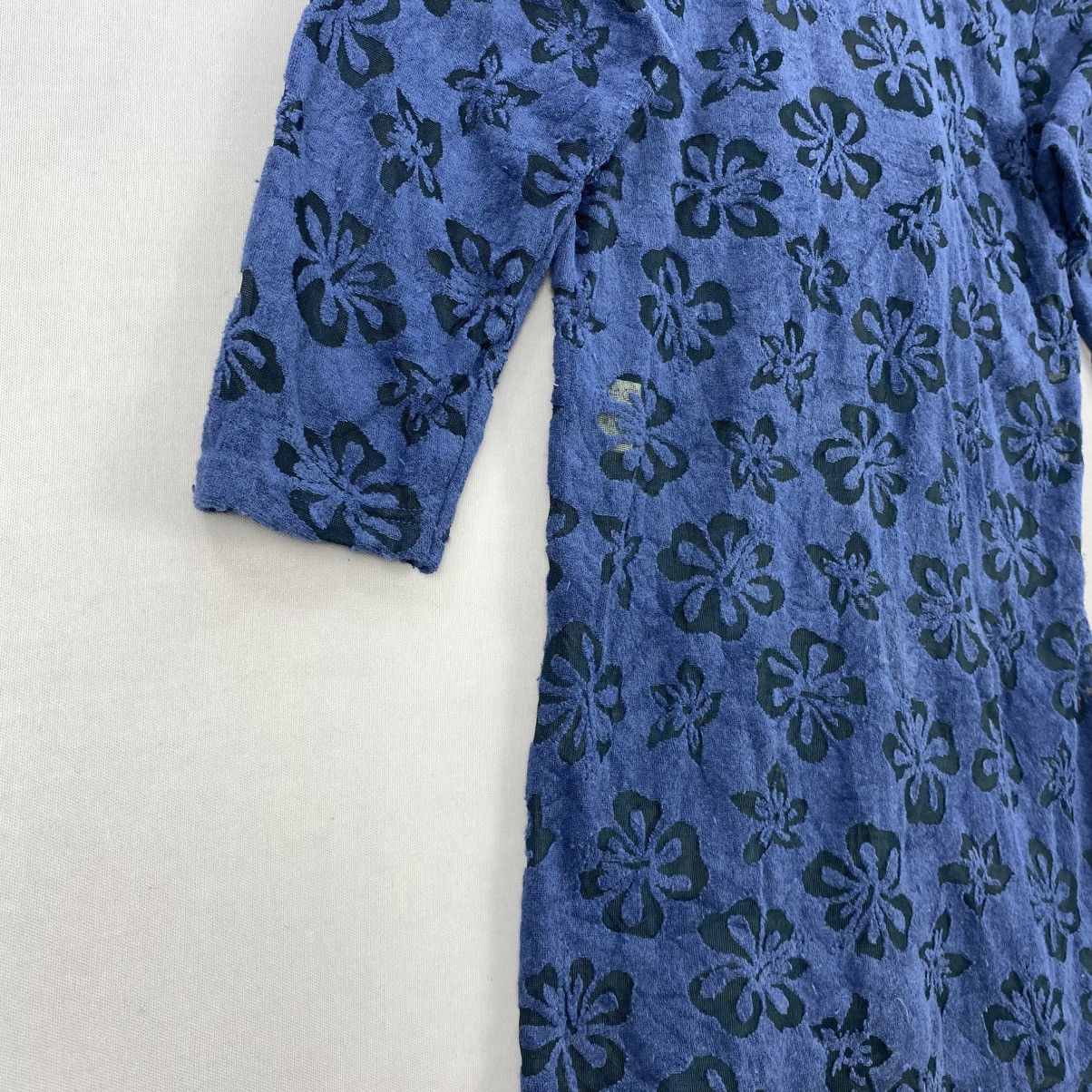 Japanese Brand Vintage Piko Japan Floral Sheer Mesh Cardigan Top Y2K Style Size M / US 6-8 / IT 42-44 - 6 Thumbnail