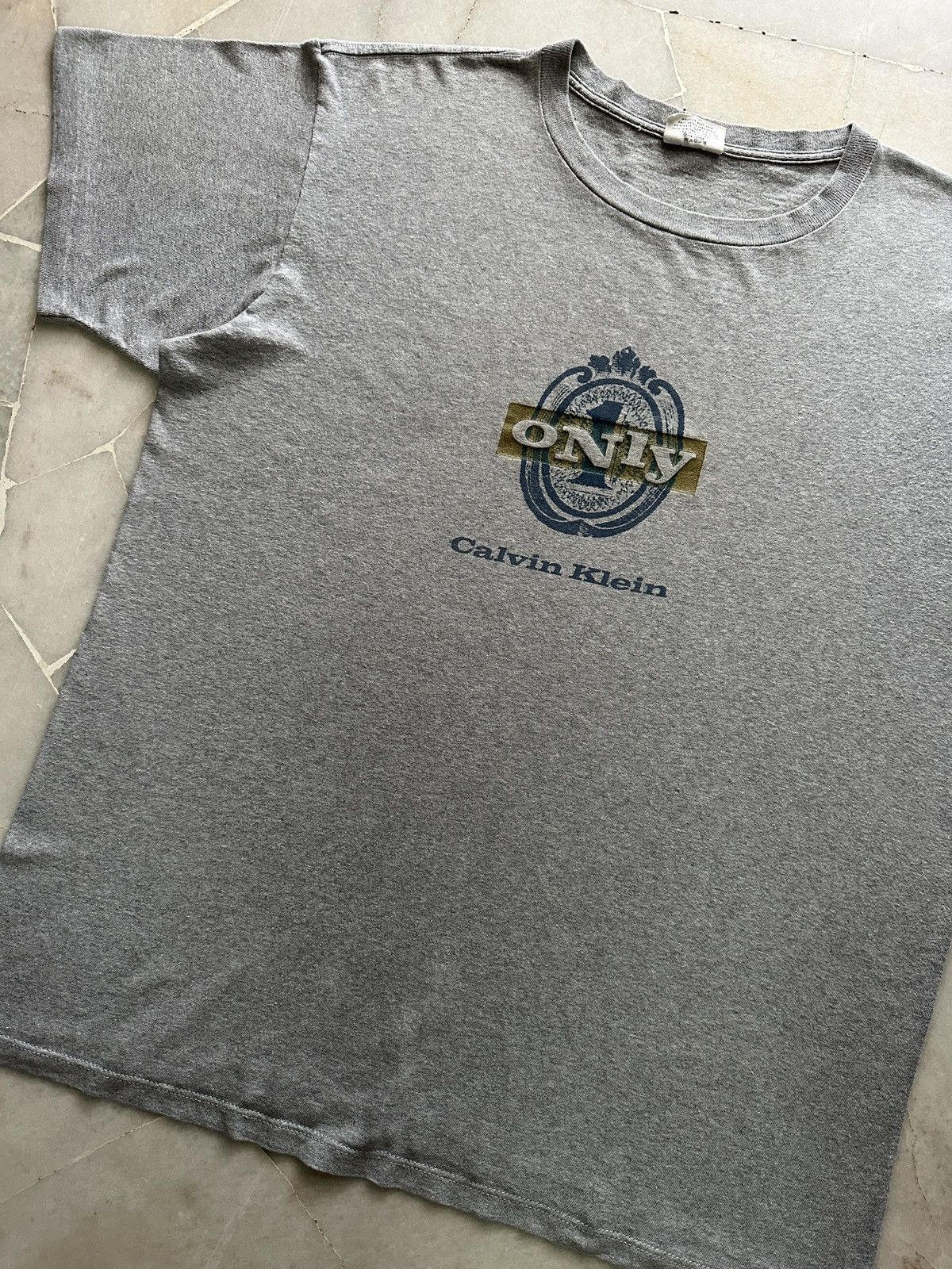 Calvin Klein VINTAGE 90’s CALVIN KLEIN 1 ONLY BOX TEE , SHIRT Size US L / EU 52-54 / 3 - 7 Thumbnail