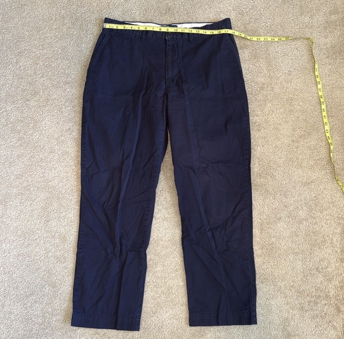 Polo Ralph Lauren Polo Ralph Lauren 100% Cotton Navy Blue Chinos Size US 36 / EU 52 - 2 Thumbnail