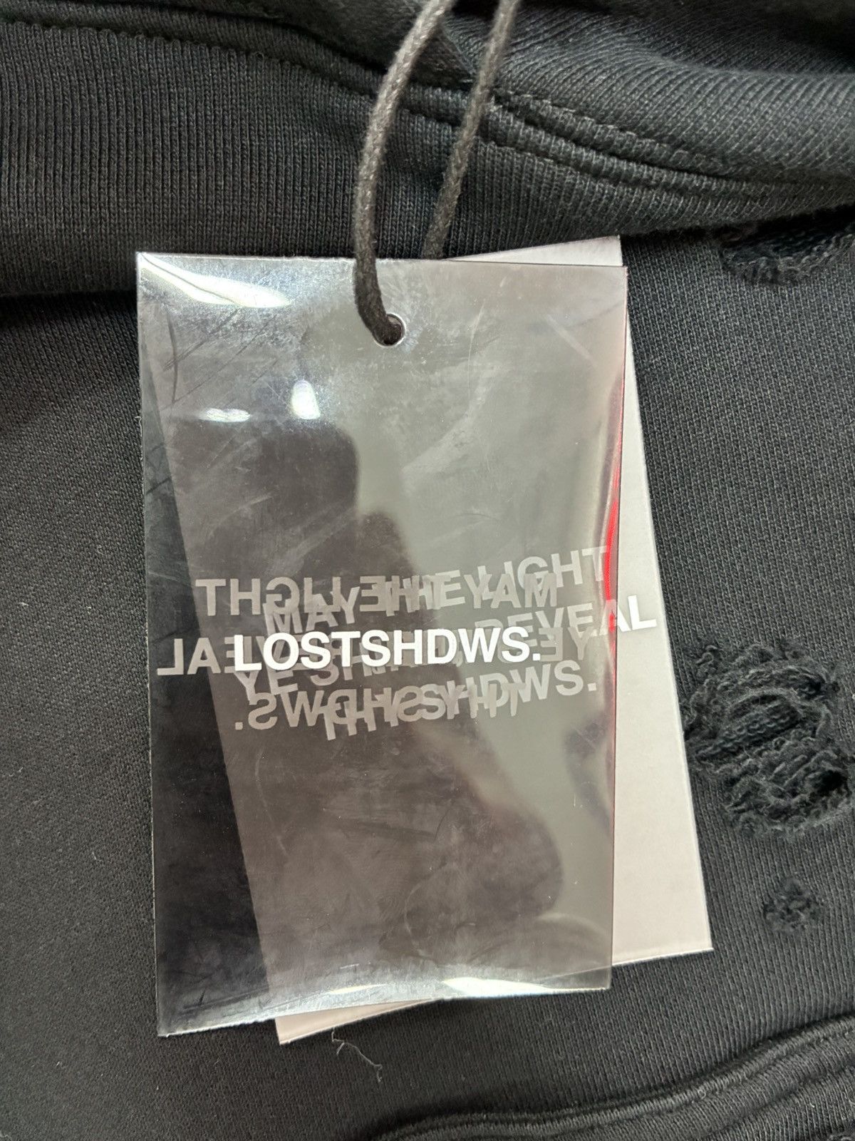 LOSTSHDWS LOSTSHDWS Distressed Black & Red Hoodie Size US S / EU 44-46 / 1 - 4 Thumbnail