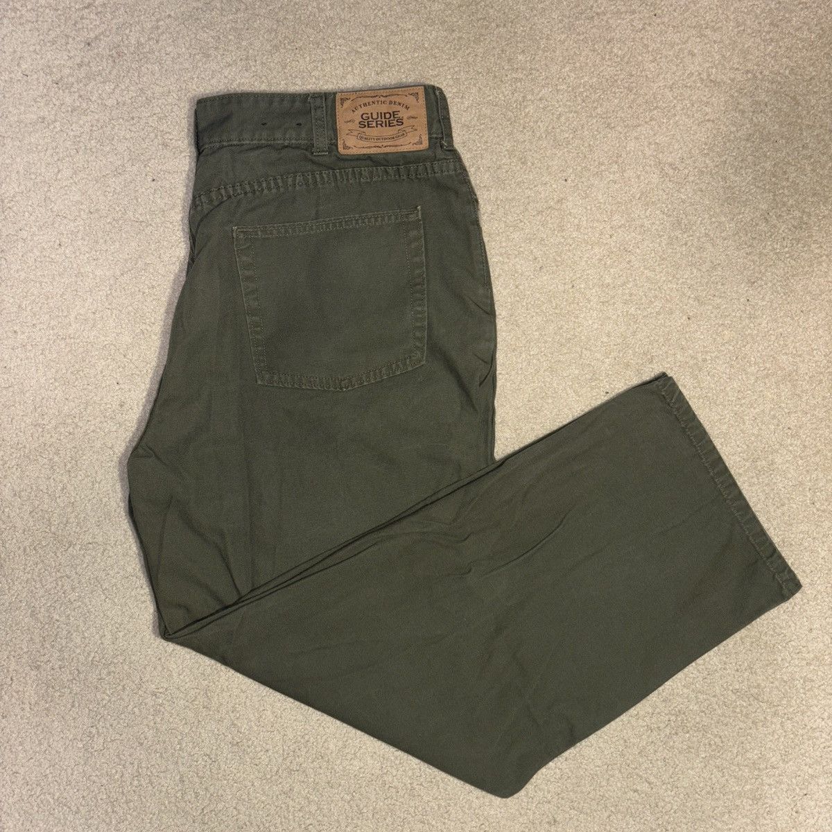 Guide Series Guide Series Pants Mens 38x30 Relaxed Fit Green Carpenter Size US 38 / EU 54 - 1 Thumbnail
