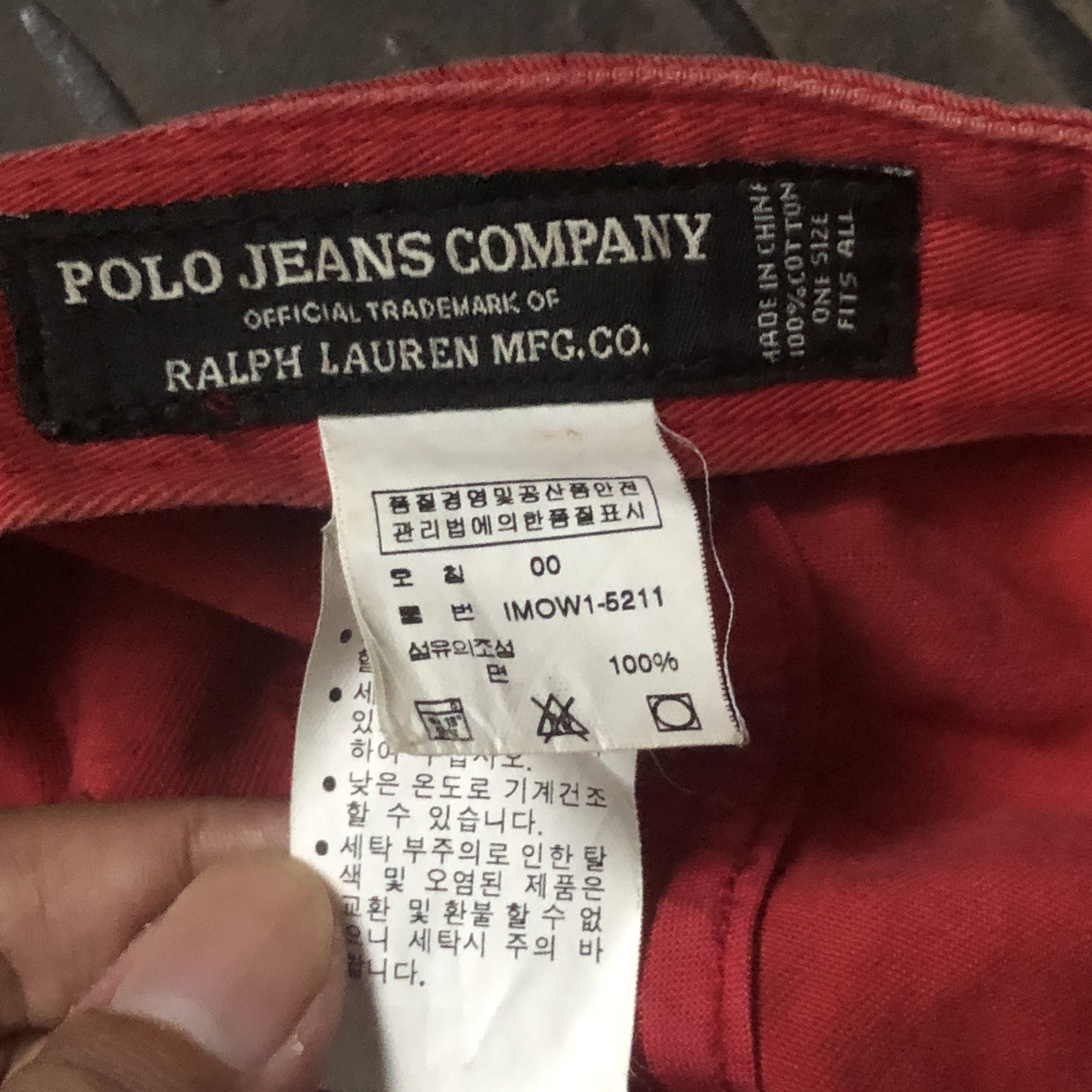 Polo Ralph Lauren Vintage Polo Sport Ralph Lauren Golf Logo Sunfaded Hat Size ONE SIZE - 8 Thumbnail