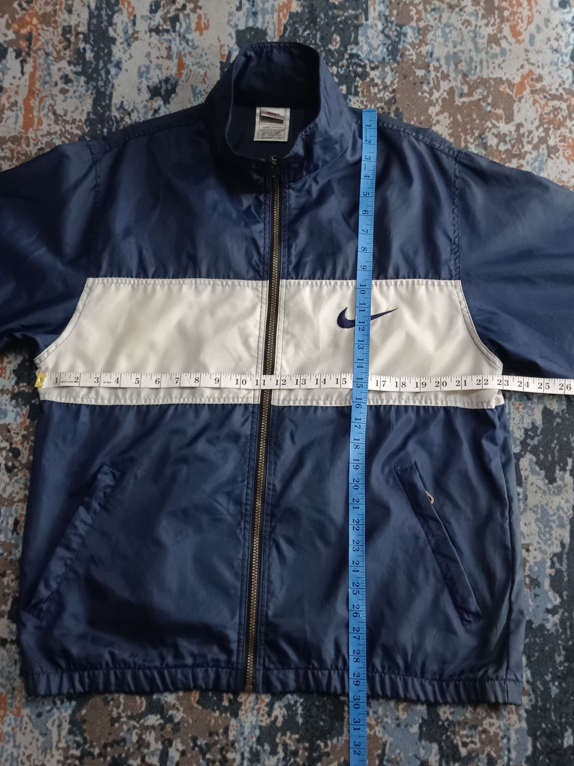 Nike × Nike ACG × Vintage Vintage 90s Nike Swoosh Embroidered Logo Windbreaker Size US L / EU 52-54 / 3 - 16 Thumbnail
