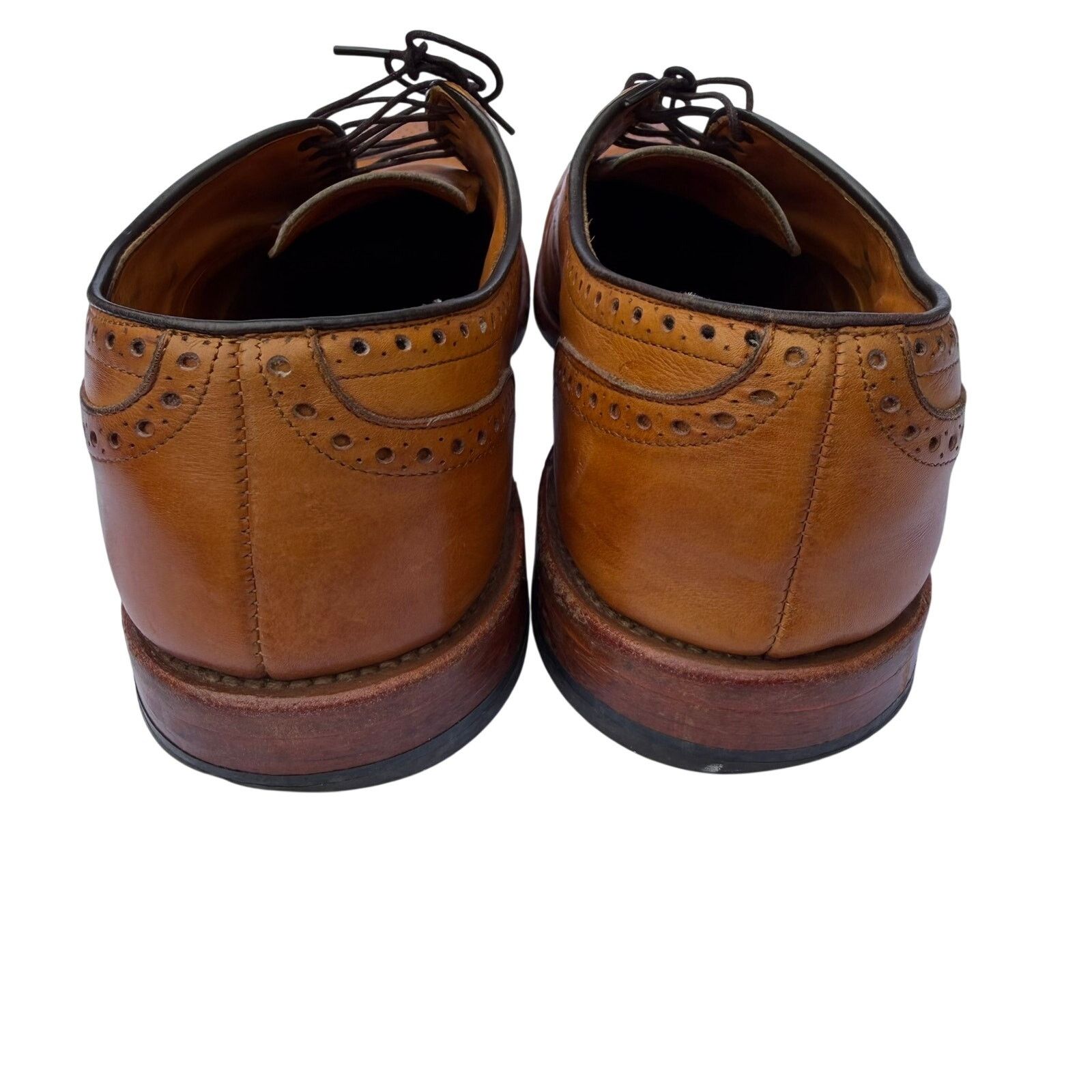 Allen Edmonds Allen Edmonds Colton Cap Toe Derby Tan Leather 10.5D Size US 10.5 / EU 43-44 - 5 Thumbnail
