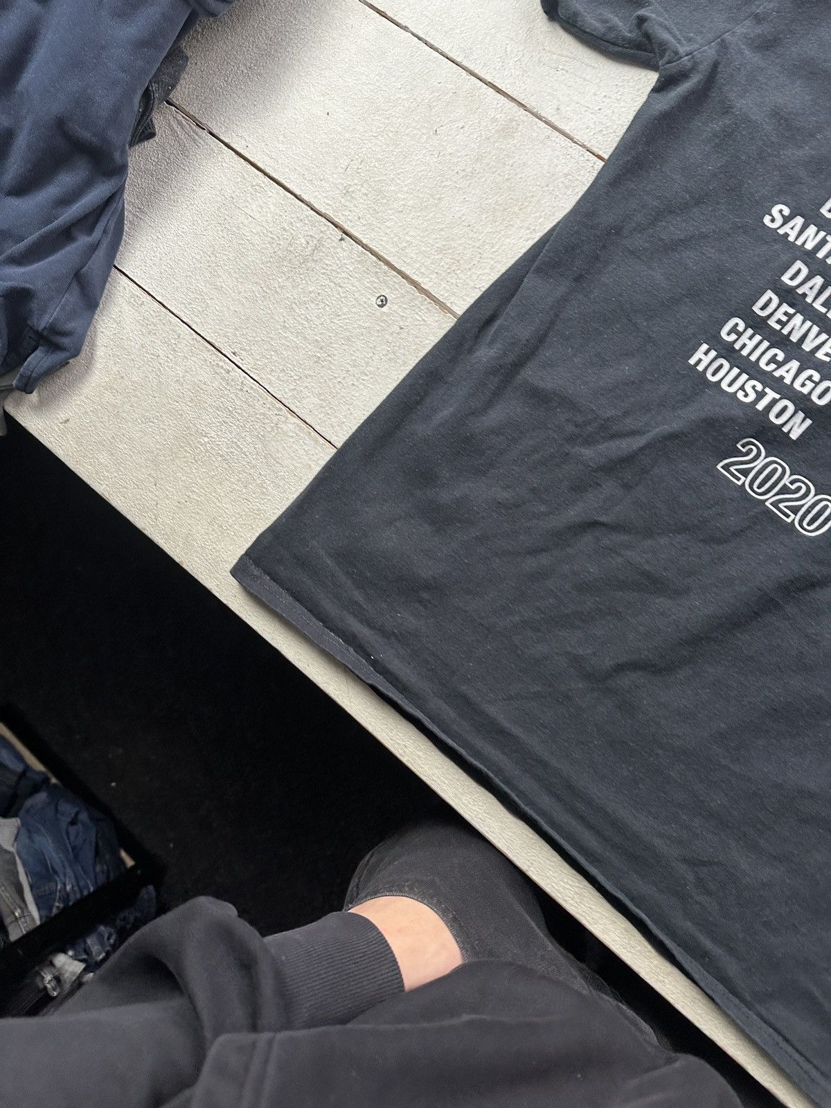 Huf 🚨GODZILLA VS HUF 2020 BIG LOGO t shirt sk8 rap black Size US M / EU 48-50 / 2 - 8 Thumbnail