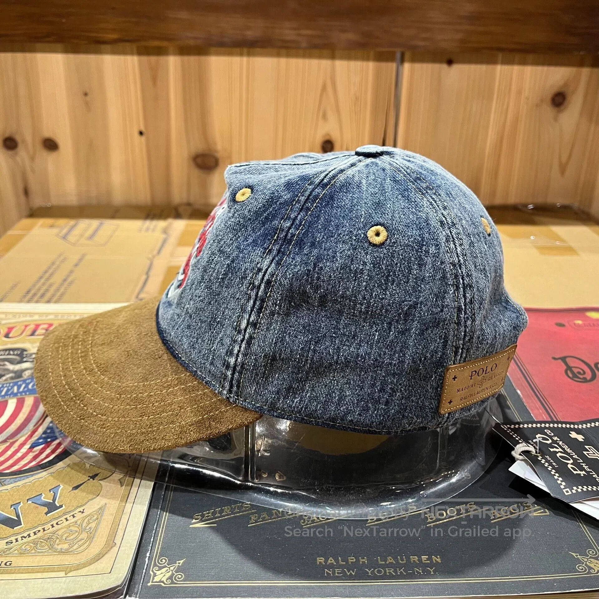 RRL Ralph Lauren Double RL Ralph Lauren Baseball Cap. Size ONE SIZE - 5 Thumbnail