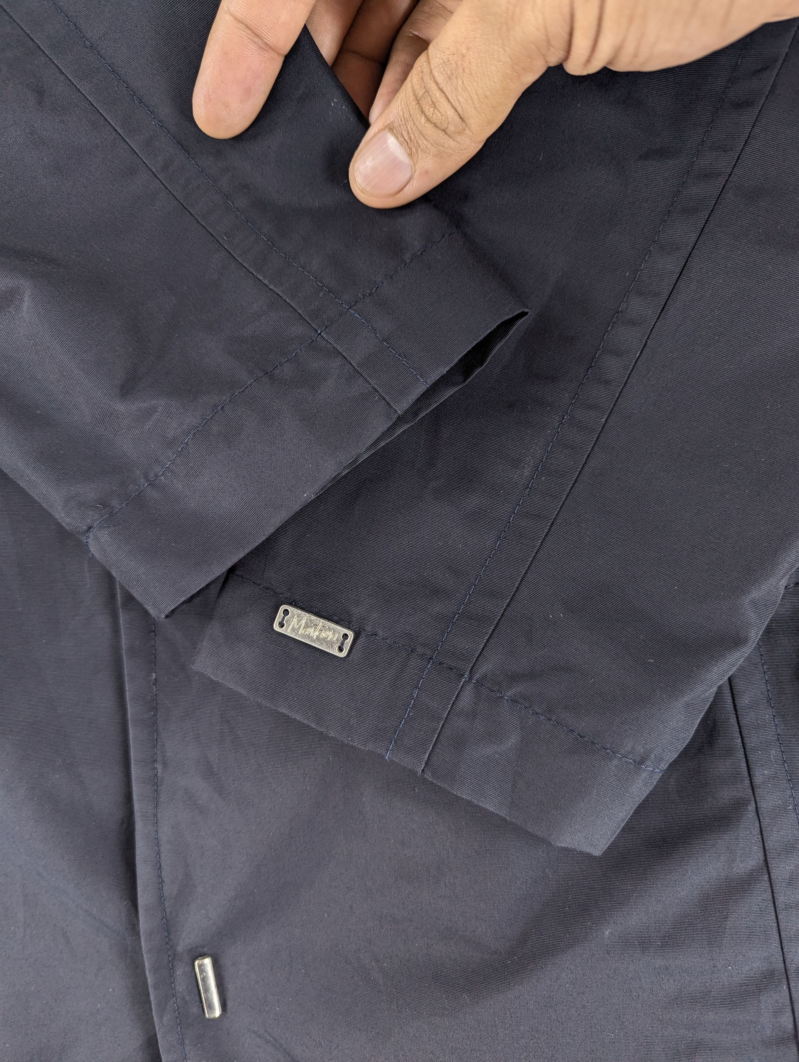 Claude Montana Claude Montana Blu Navy Blue Long Coat Jacket Size M / US 6-8 / IT 42-44 - 7 Thumbnail