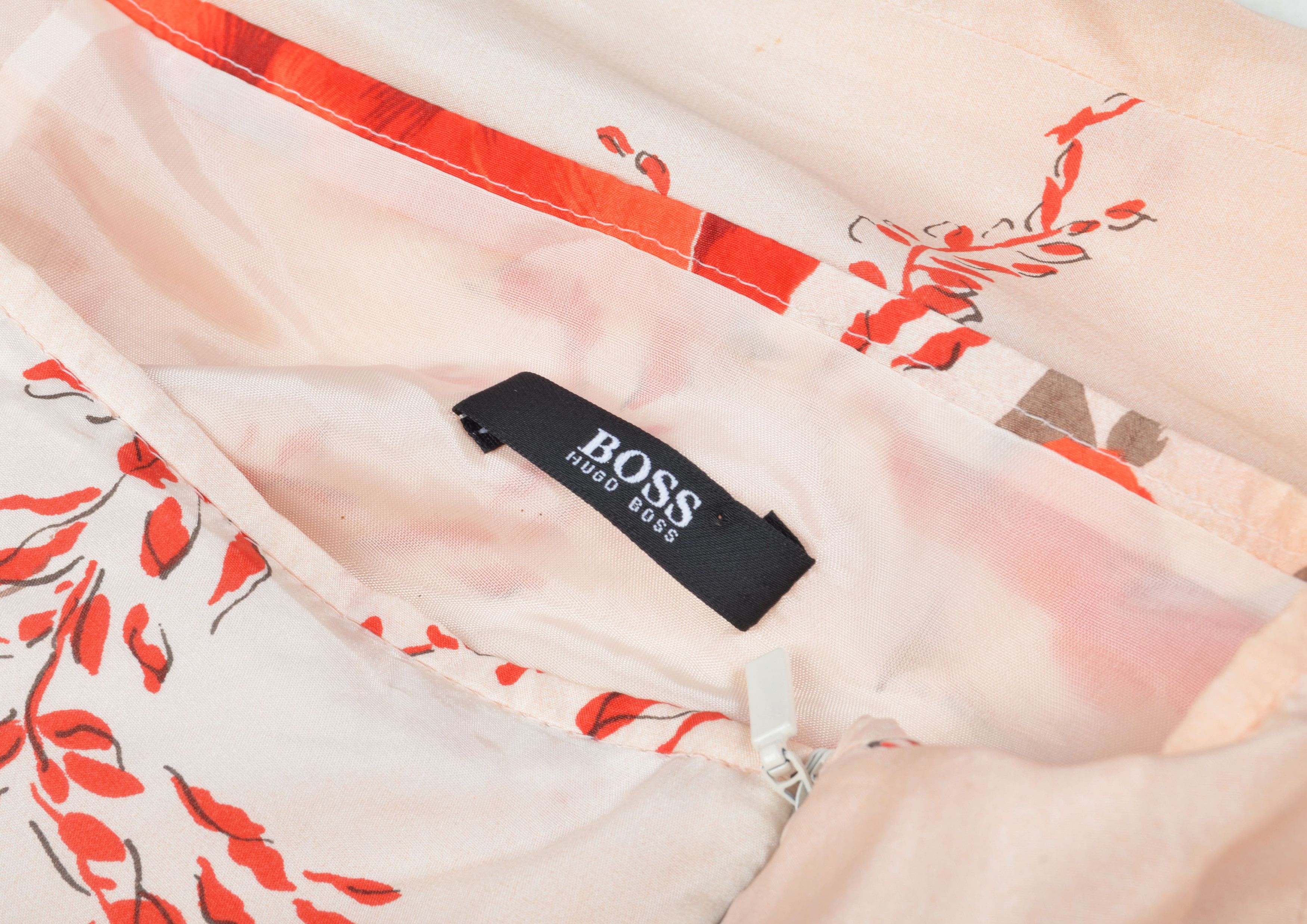 Hugo Boss Hugo Boss Floral 100% Silk Beaded Fairy Coquette Skirt Size 29" - 9 Thumbnail