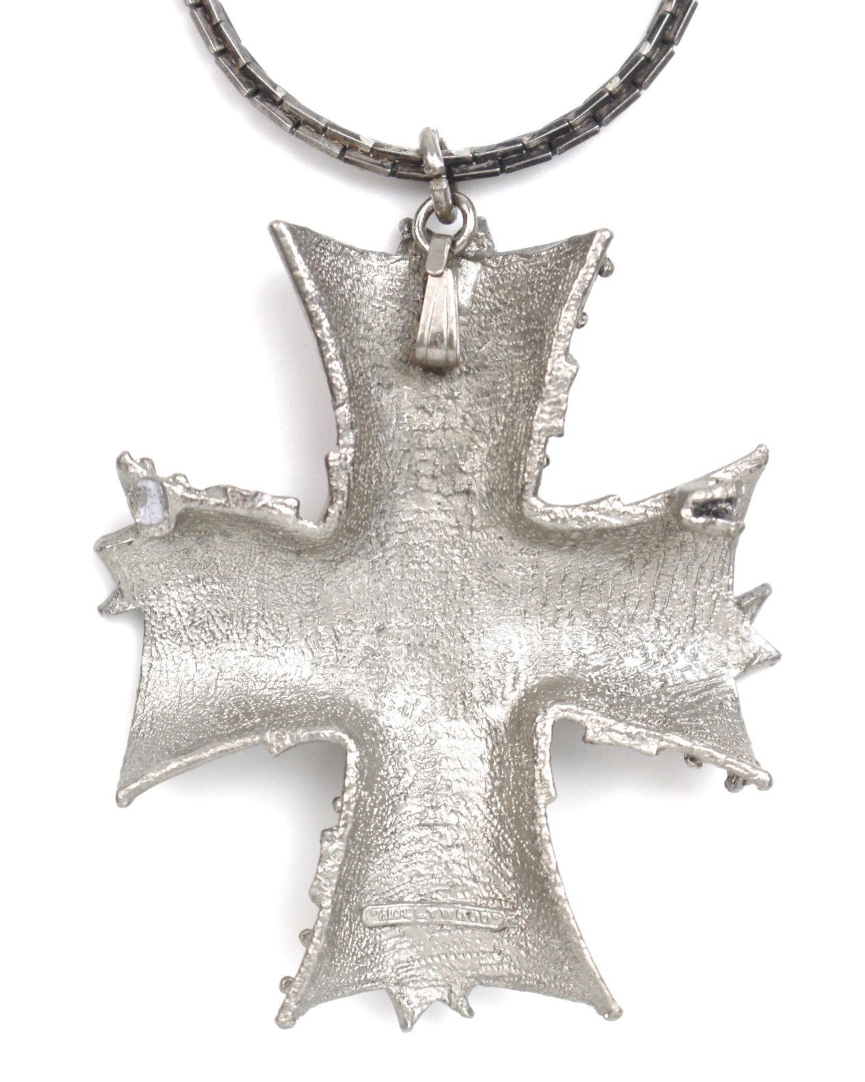 If Six Was Nine 1990S HOLLYWOOD RIBBON CROSS PENDANT NECKLACE Size ONE SIZE - 4 Thumbnail