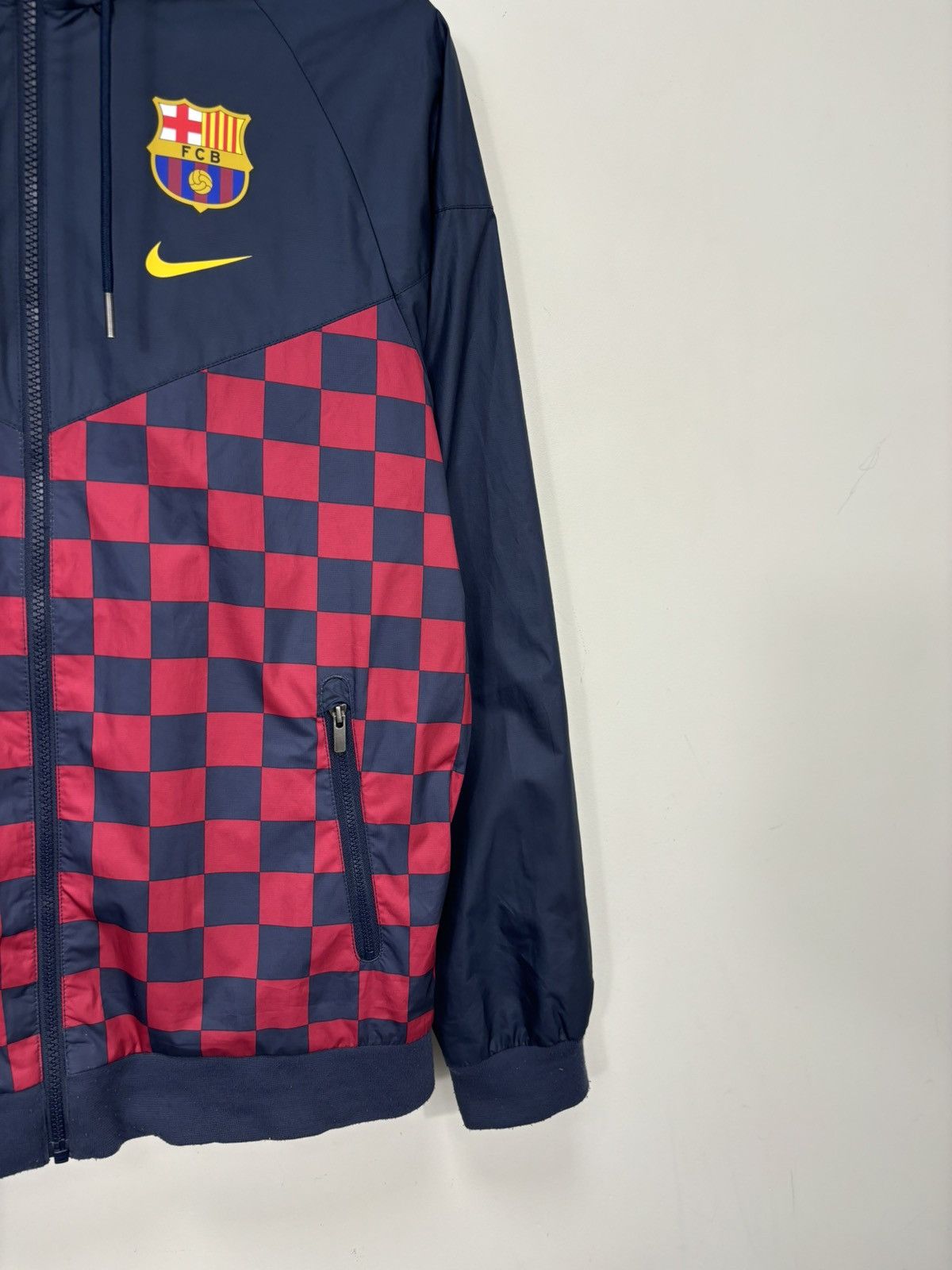 Nike Nike Barcelona Men’s Full Zip Chess Training Soccer Jacket Size US S / EU 44-46 / 1 - 5 Thumbnail