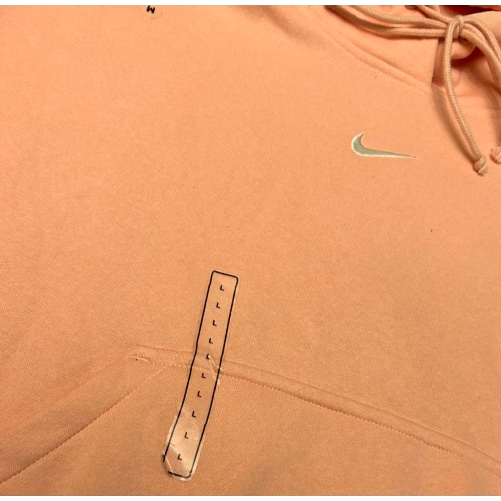 Nike Nike Women's Hoodie Phoenix Oversized Sz L Pink Orange Center Swoosh 90s Retro Pockets Womens Size L / US 10 / IT 46 - 3 Thumbnail