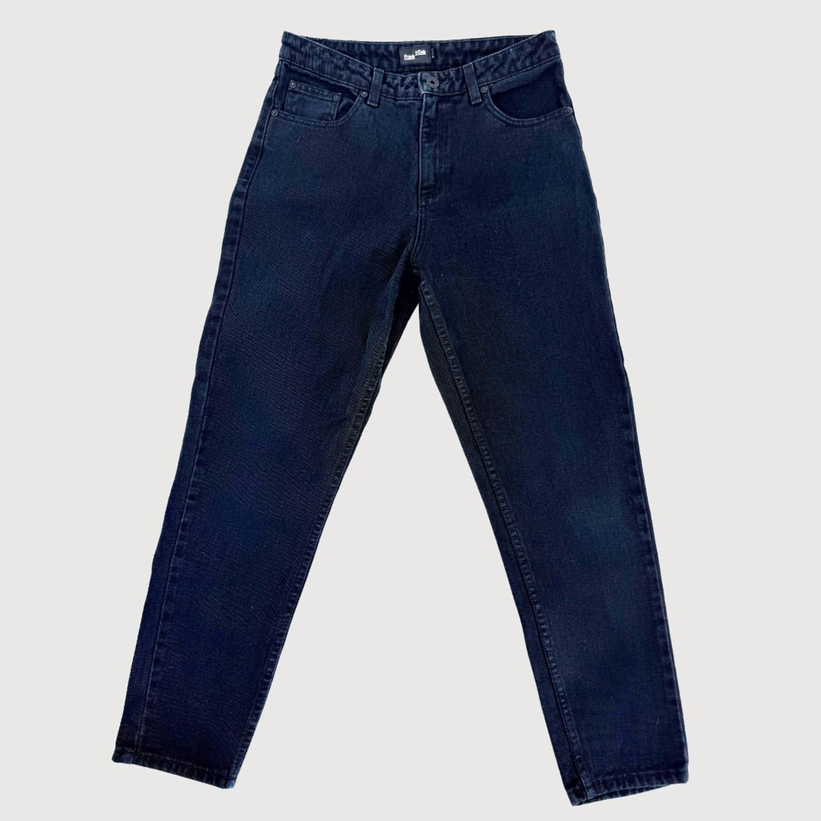 Frank & Oak Frank & Oak High Rise Slim Straight Jeans Black 28 Size 28" / US 6 / IT 42 - 1 Thumbnail