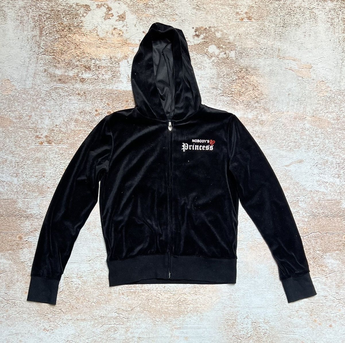 If Six Was Nine × Vintage Vintage velour back logo zip hoodie Size S / US 4 / IT 40 - 2 Thumbnail