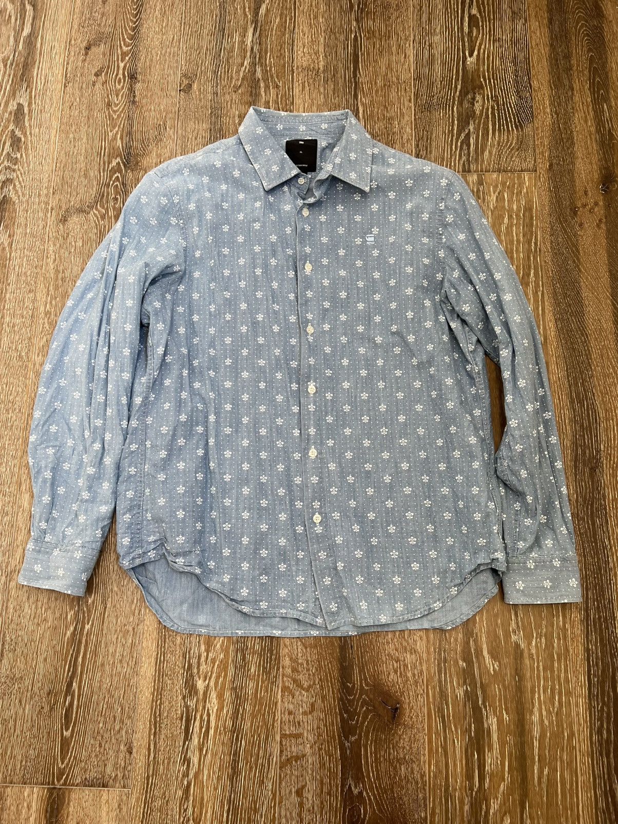 G-Star G star raw core shirt pattern button up Size US L / EU 52-54 / 3 - 1 Thumbnail