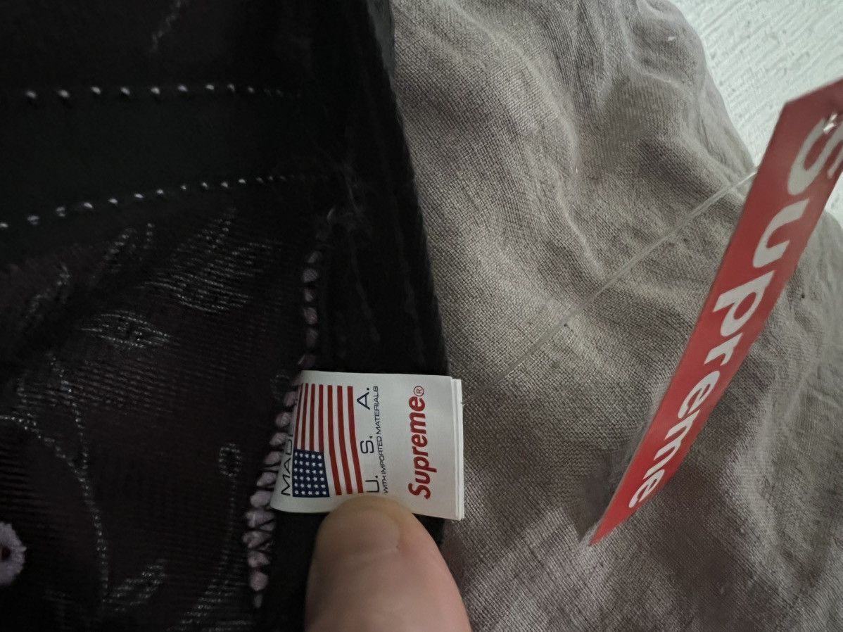 Supreme Supreme Floral Jacquard Woven Camp Cap Lavender SS25 Size ONE SIZE - 5 Thumbnail