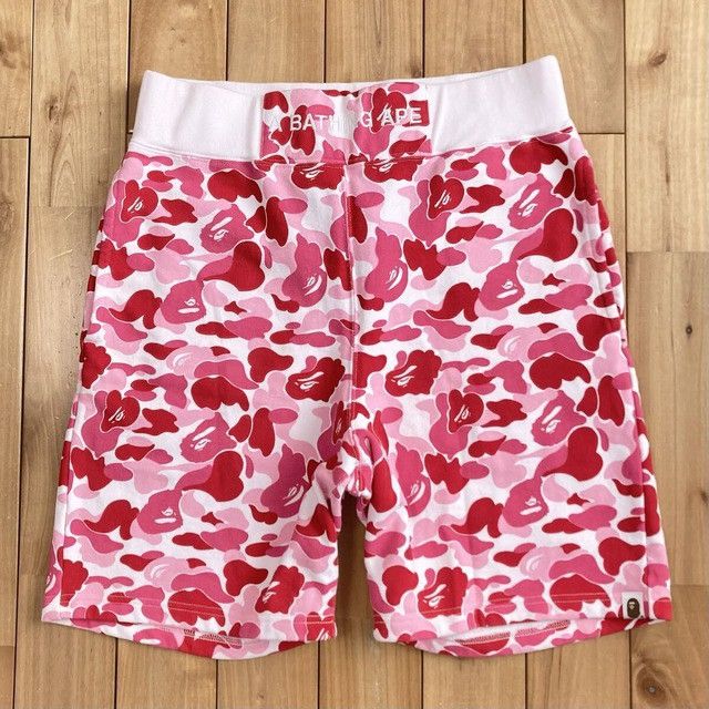 Bape BAPE ABC camo pink sweat shorts a bathing ape ★size M Size US 32 / EU 48 - 1 Thumbnail