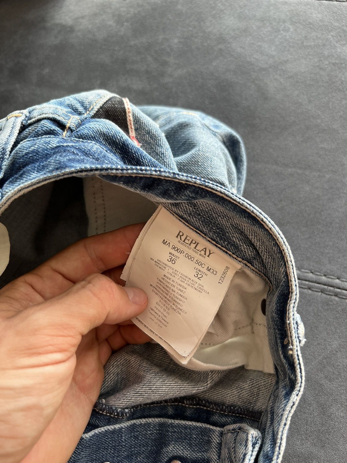 Replay Replay denim jeans pants Size US 36 / EU 52 - 4 Thumbnail