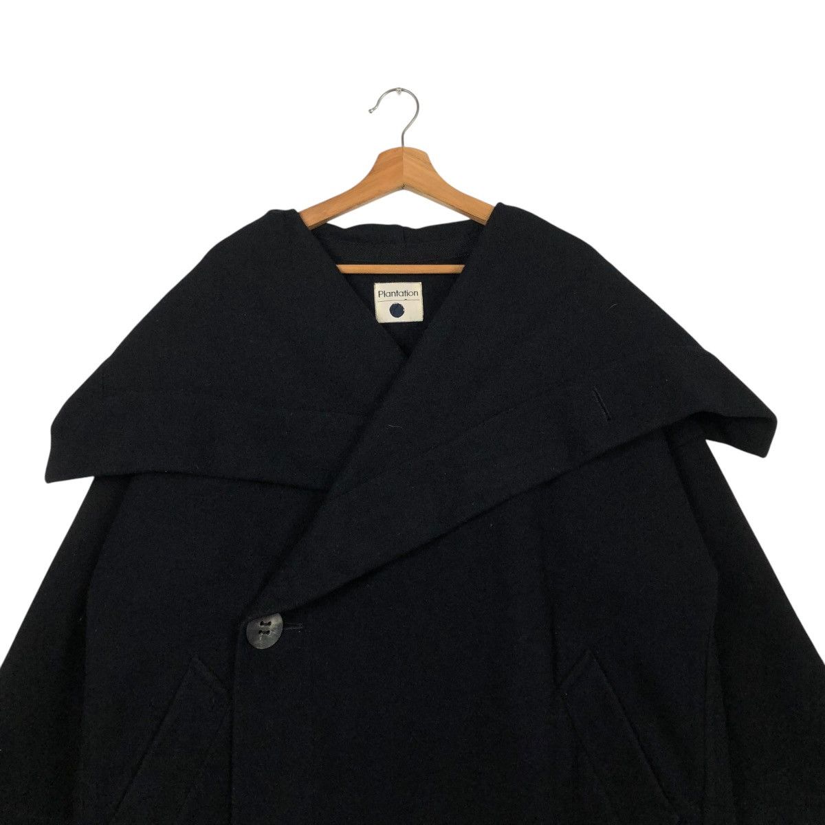 Issey Miyake 🔥RICH BLACK VINTAGE ISSEY MIYAKE PLANTATION WOOL JACKET Size US M / EU 48-50 / 2 - 4 Thumbnail