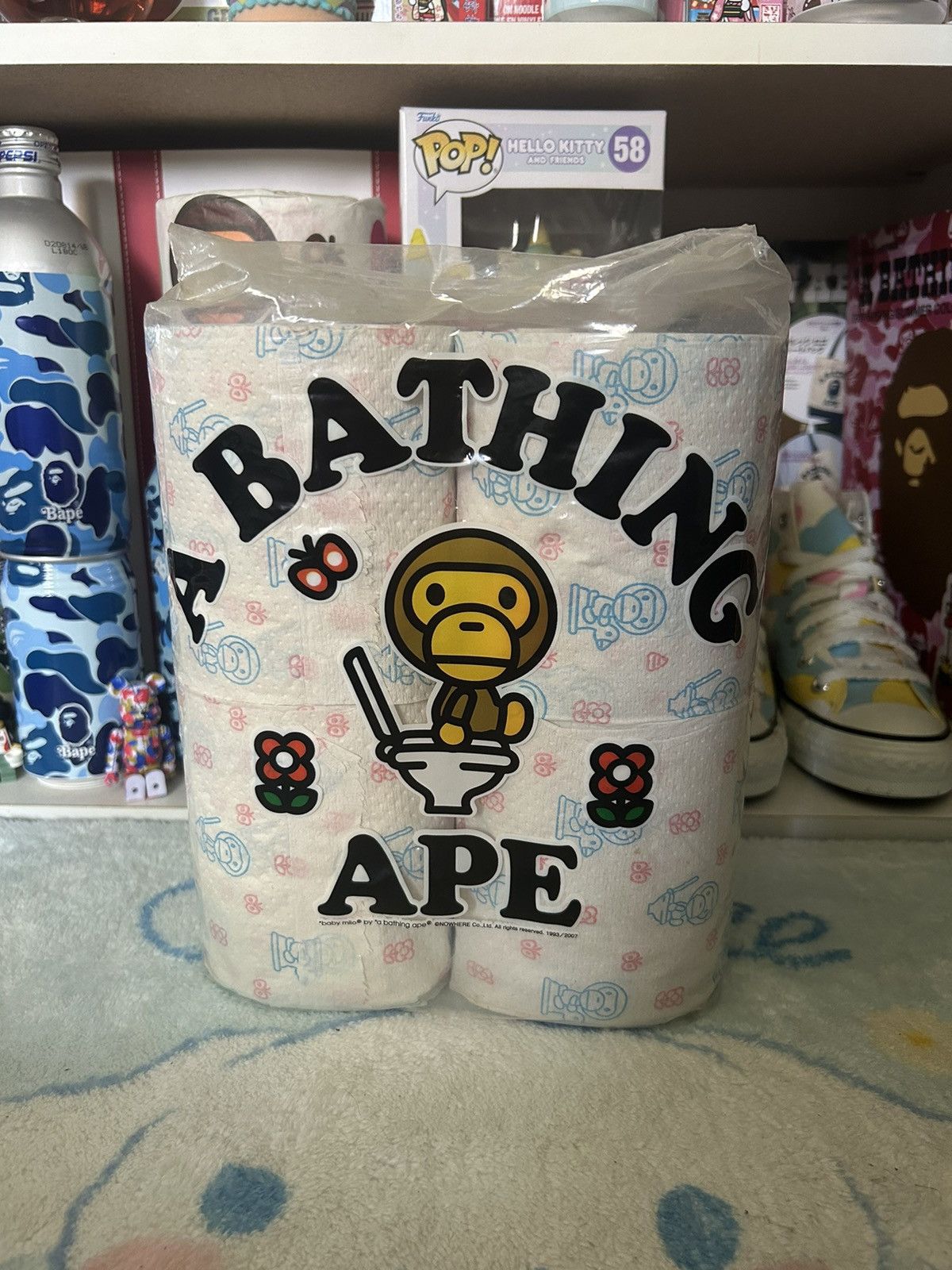 OG BAPE Baby Milo Toilet Paper 4 Pack