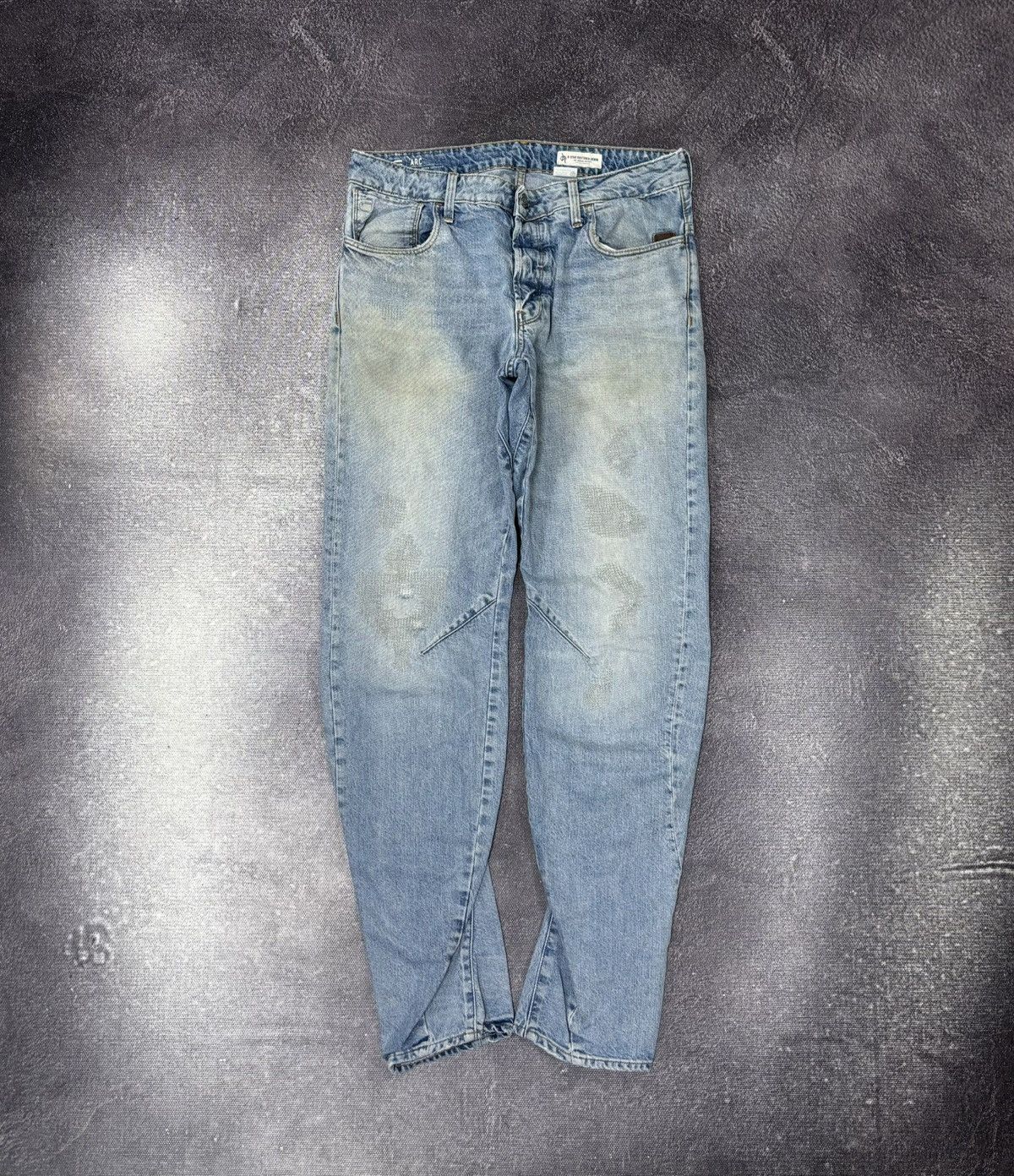 G-Star Vintage G-Star Raw Restored Arc Relaxed Tapered Denim Jeans Size US 32 / EU 48 - 1 Thumbnail
