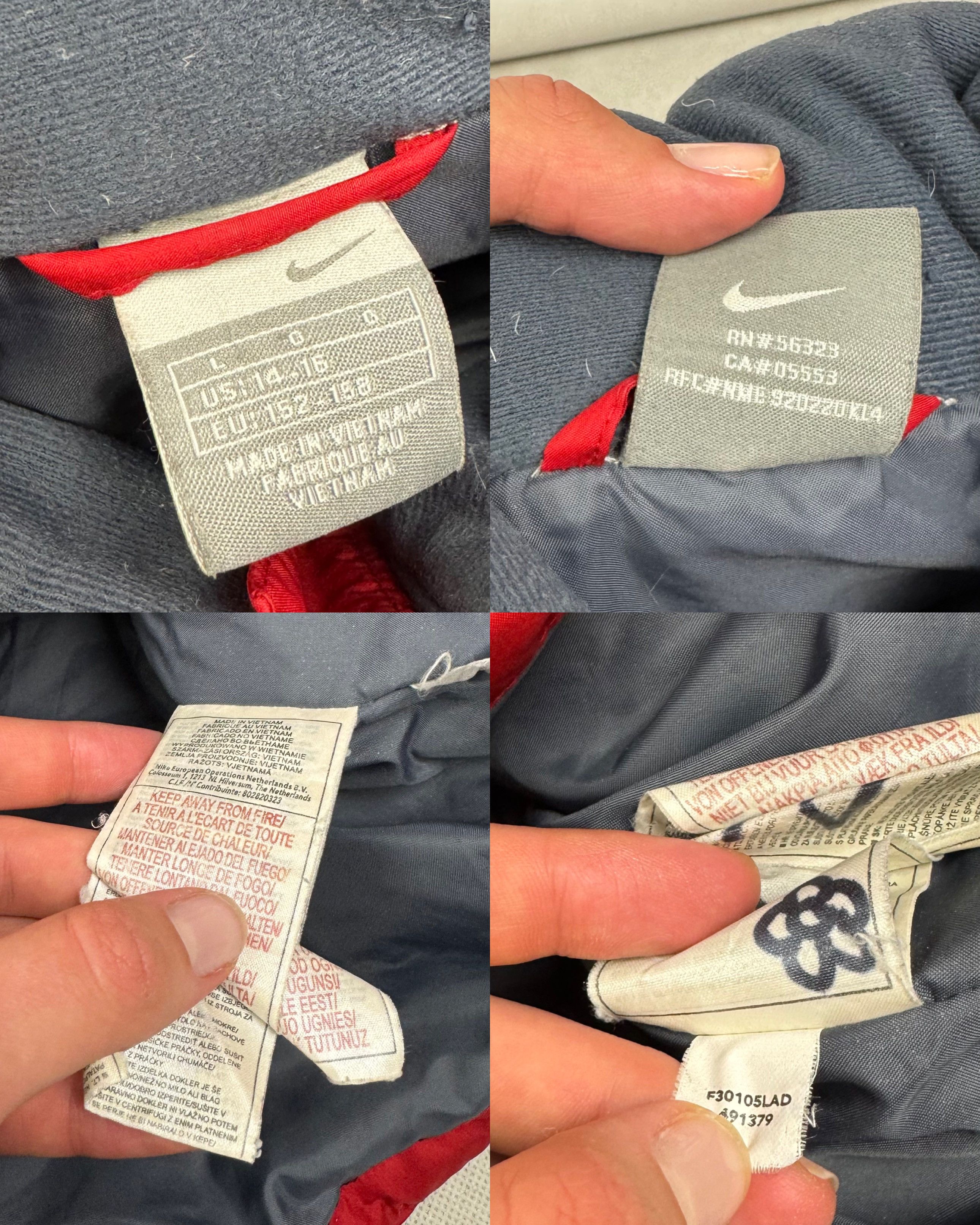 Nike Nike Women's Red Swoosh Hype Puffer Down Vest Large (14-16) Size L / US 10 / IT 46 - 2 Thumbnail