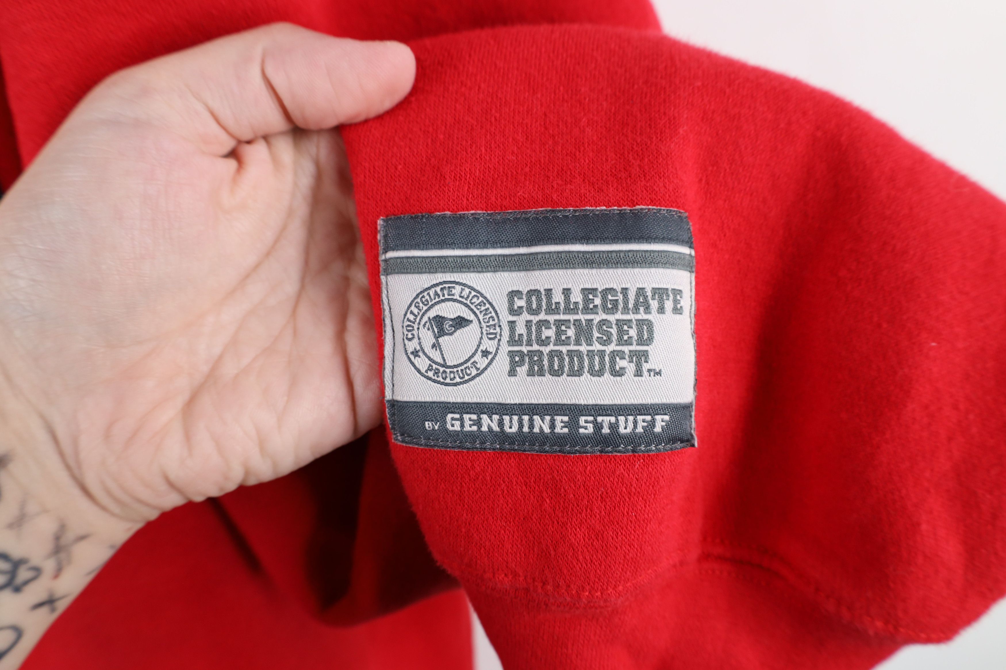 Vintage Vintage Out Heavyweight Ohio State University Hoodie Red Size US XL / EU 56 / 4 - 4 Thumbnail