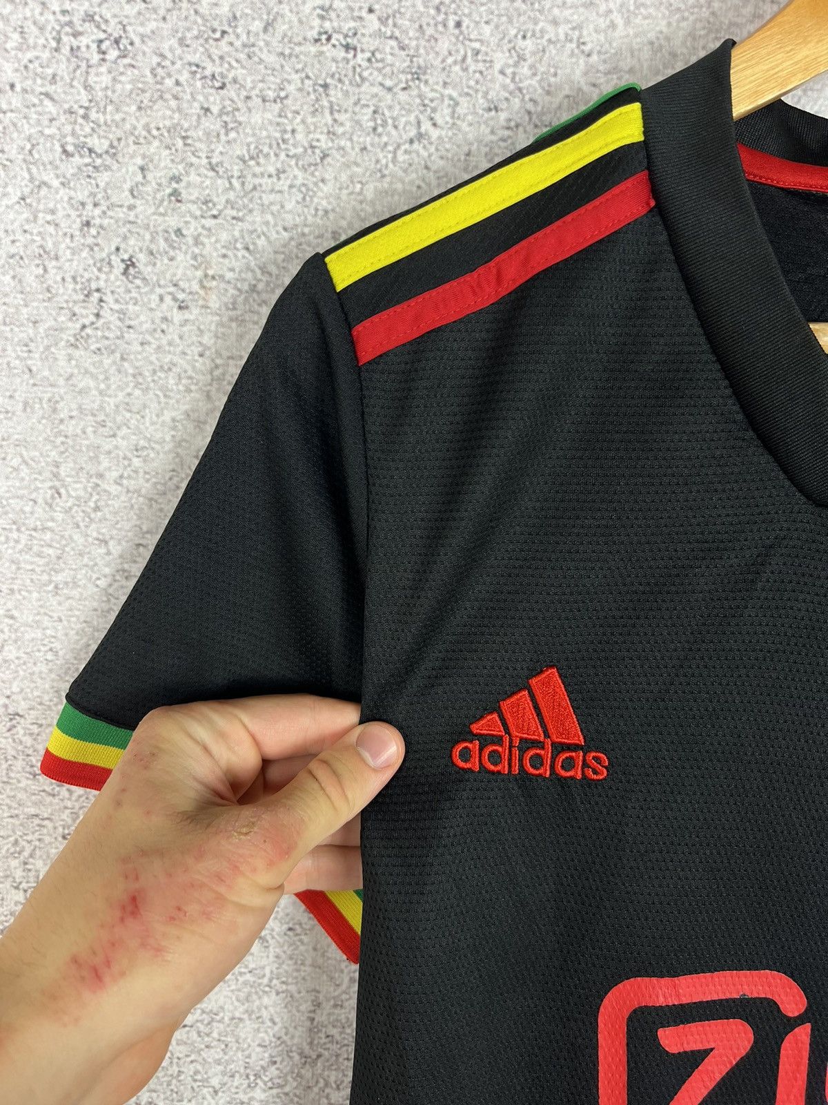 Adidas × Bob Marley Ajax Amsterdam Bob Marley 2021 2022 Third Soccer Jersey Size US S / EU 44-46 / 1 - 7 Thumbnail