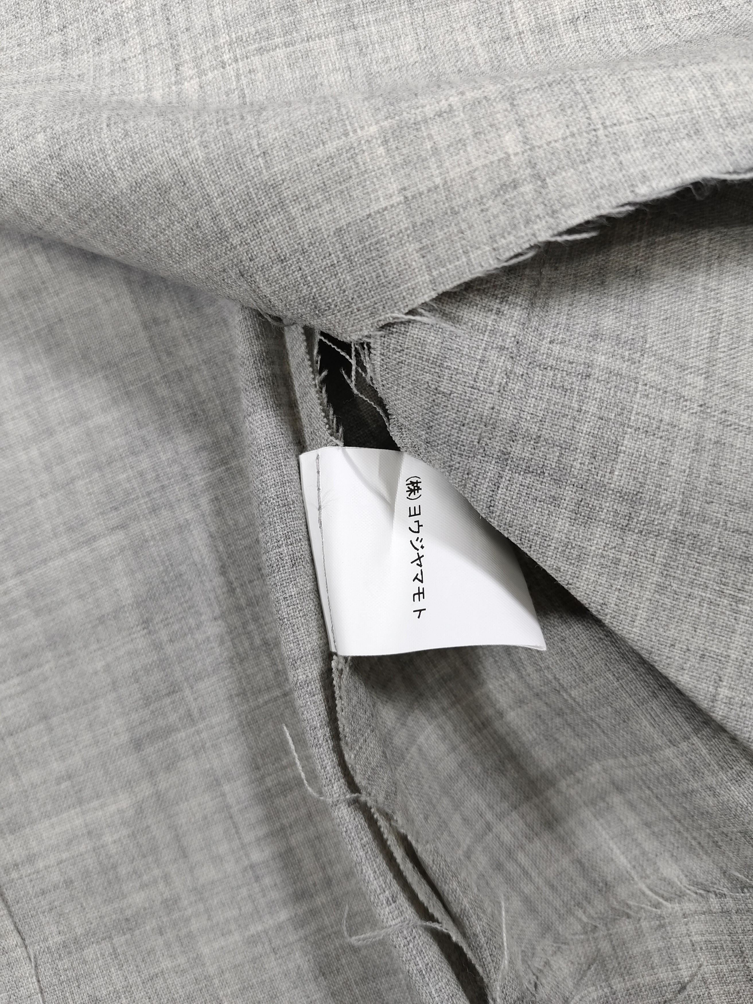 Yohji Yamamoto SAMPLE Y’s- Clean Minimalist Collarless Tailored Jacket Size M / US 6-8 / IT 42-44 - 8 Thumbnail