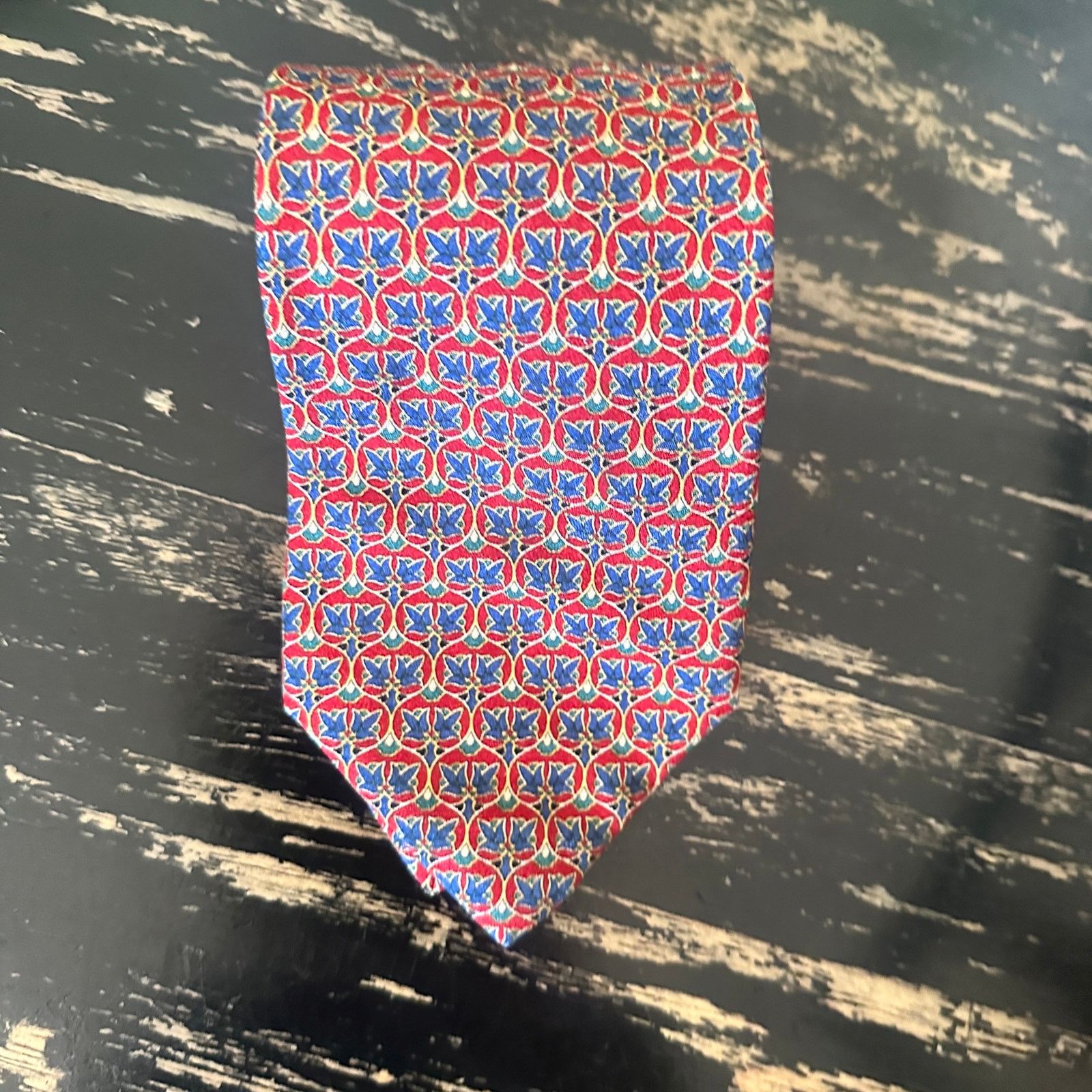 Vintage Vintage Metropolitan Museum of Art Inspired Silk Necktie Size ONE SIZE - 1 Thumbnail